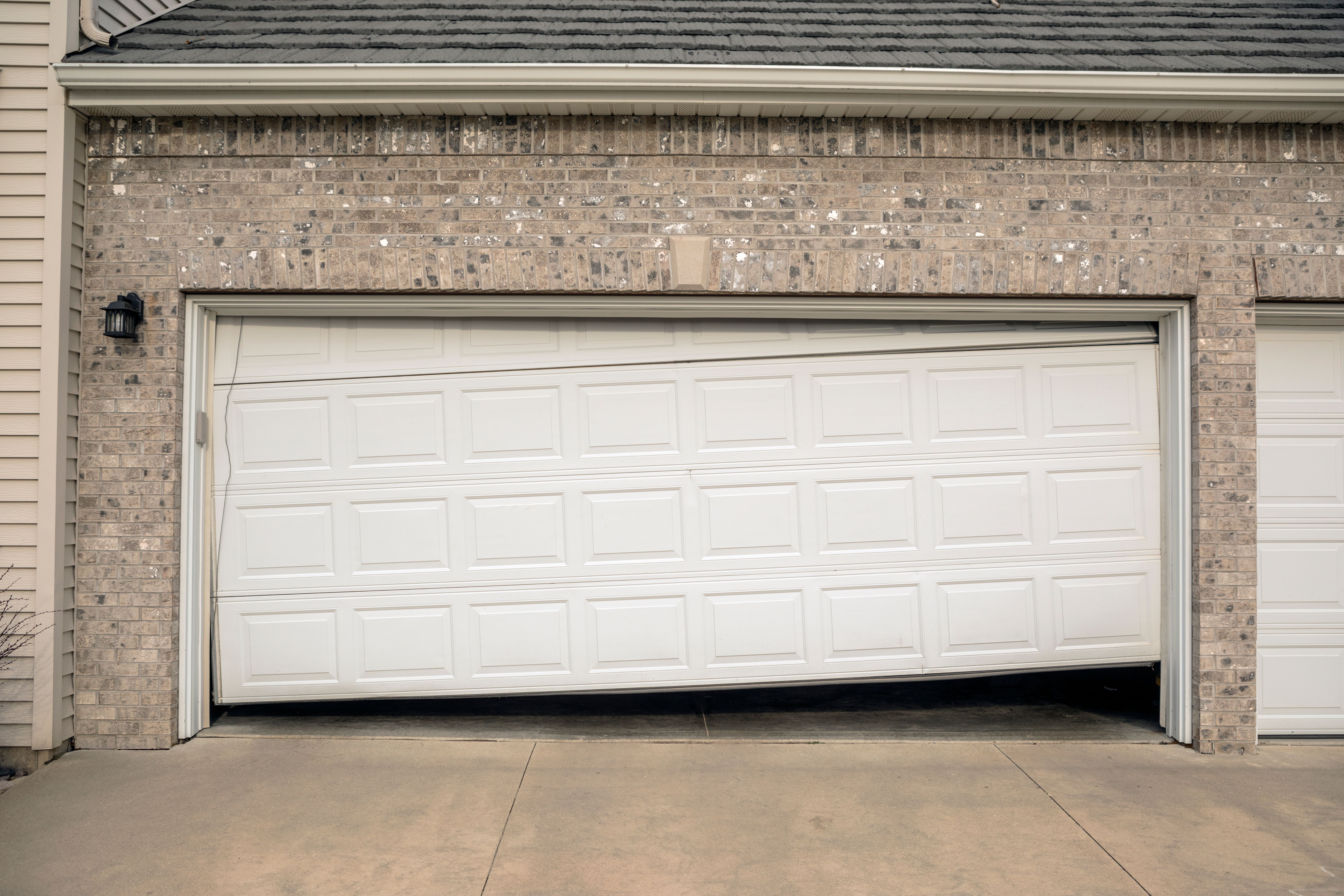 garage door before after