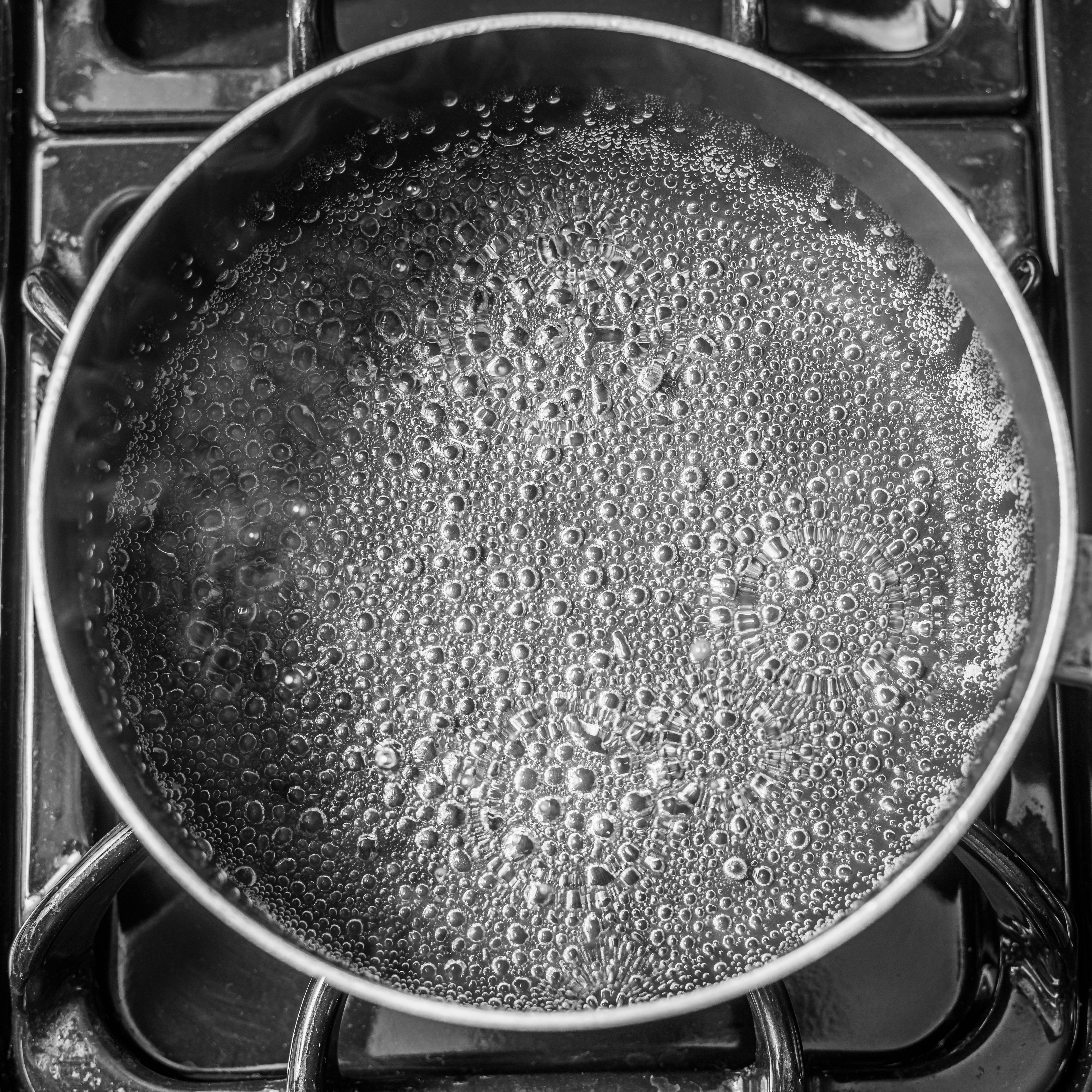 boiling water