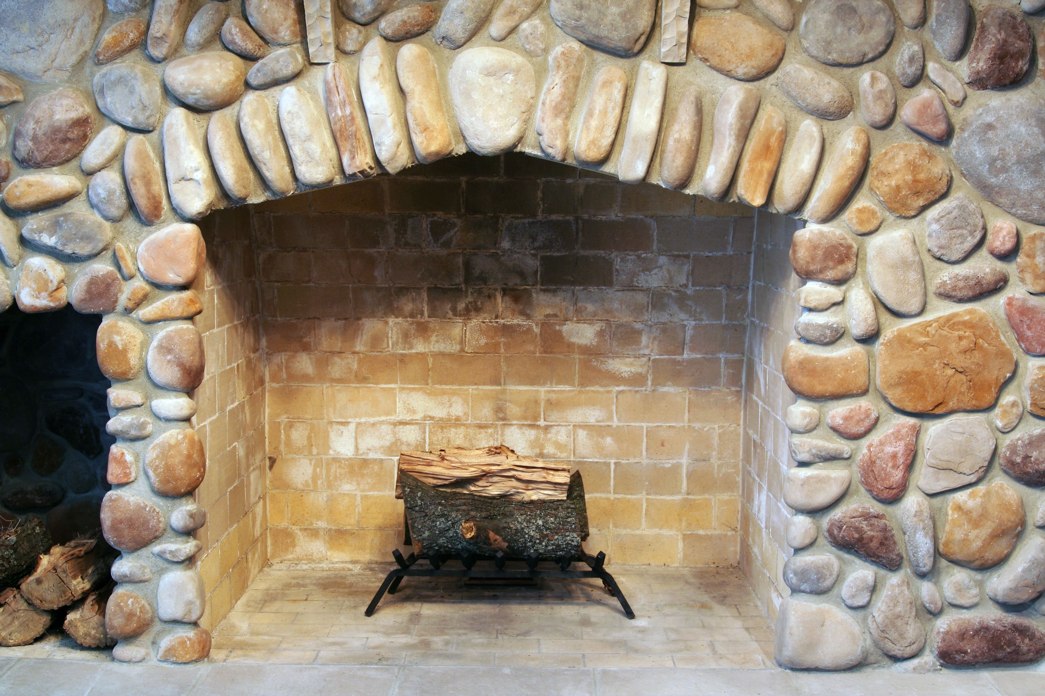 gas log fireplace