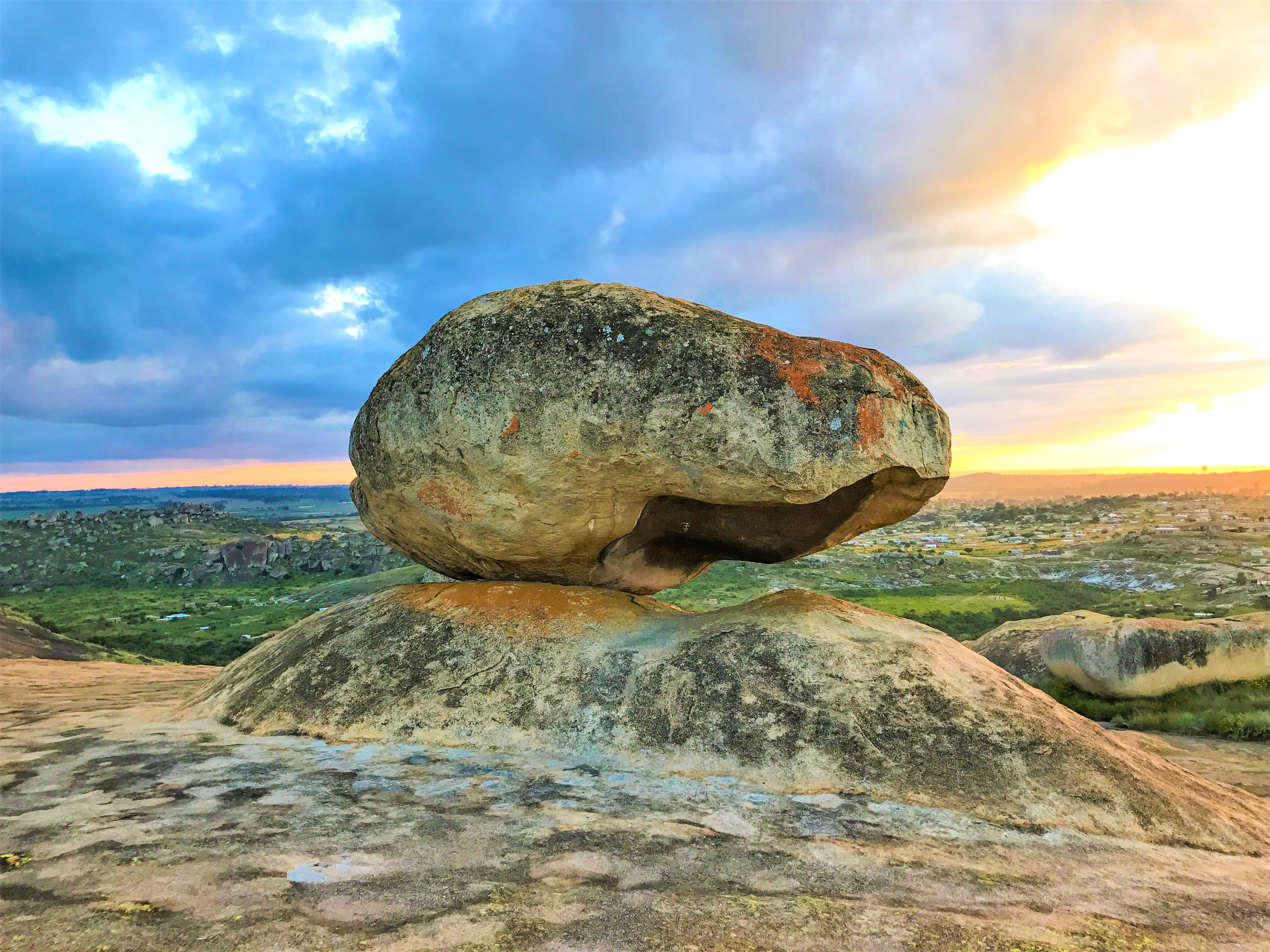 Balancing rocks at Domboshawa, Zimbabwe