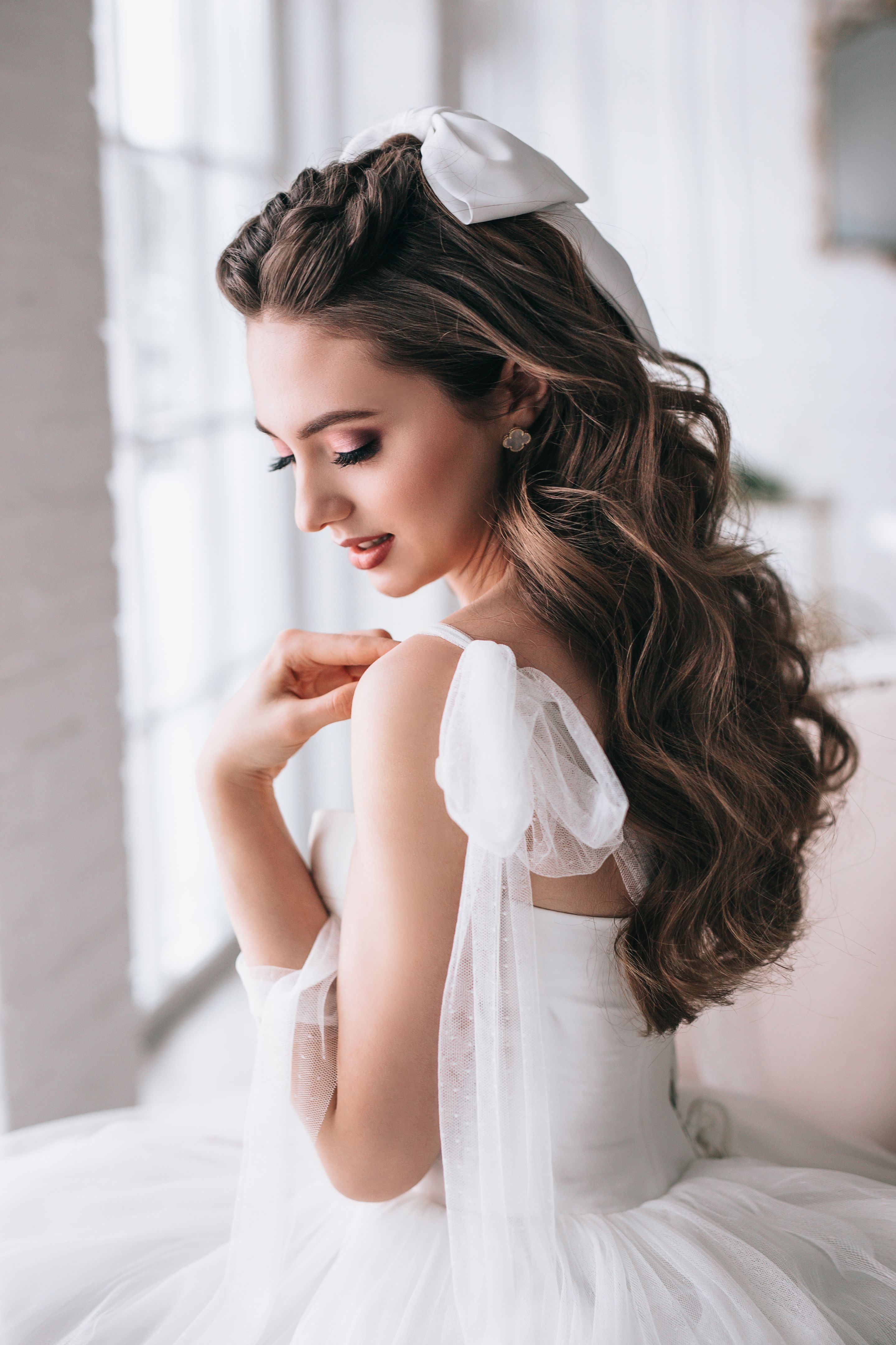 loose waves bridal