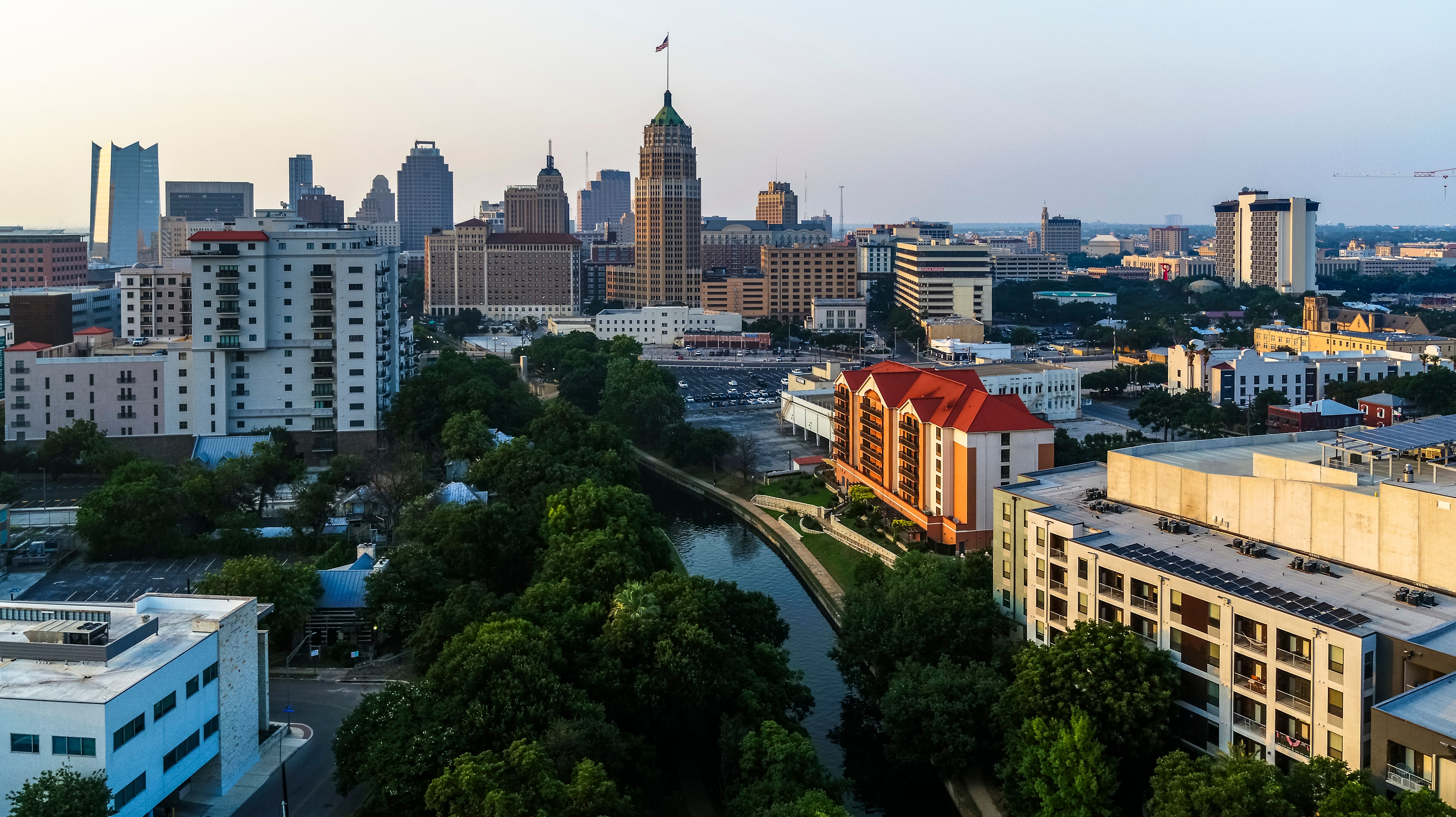 historic building aerial