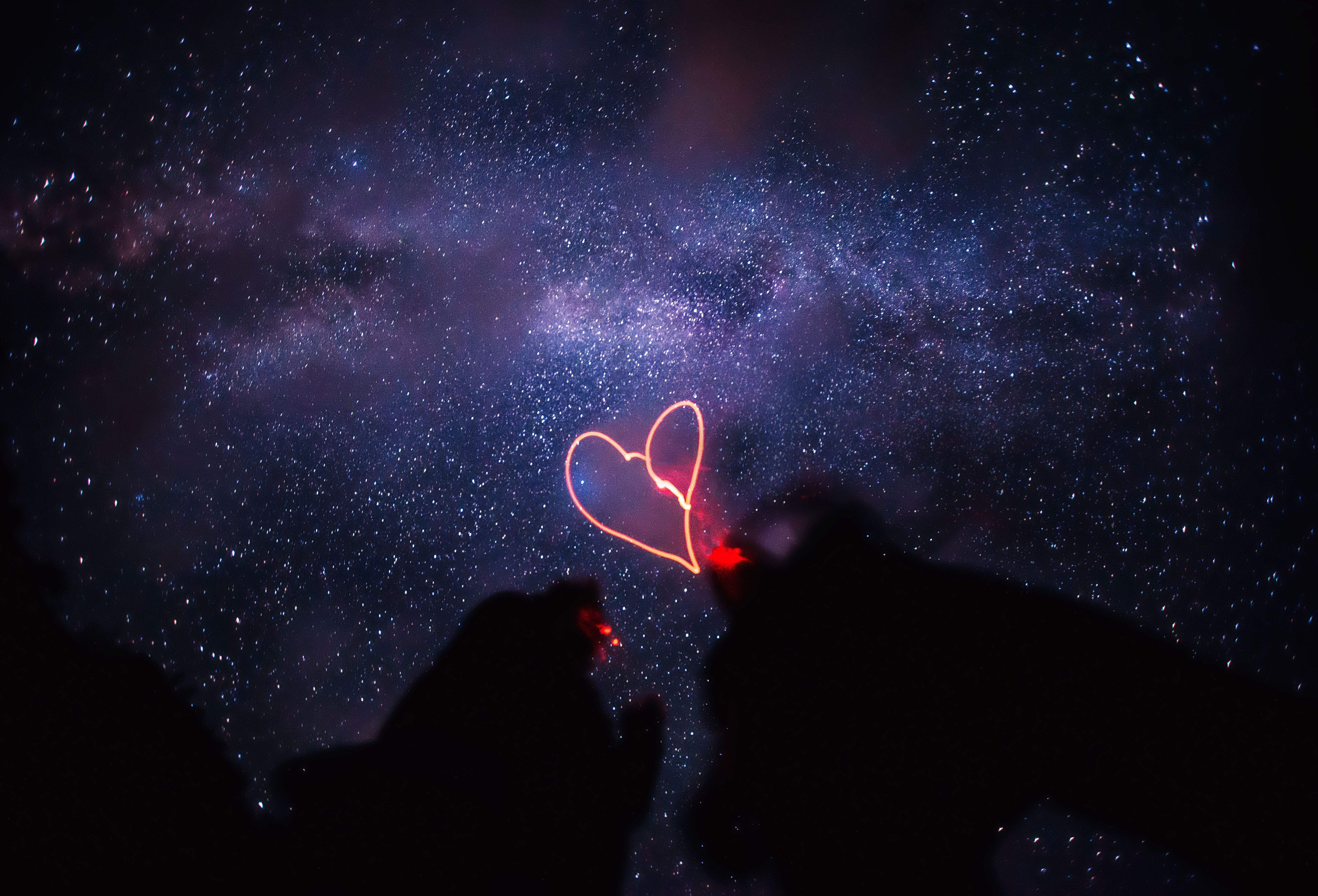 Love under the milky way