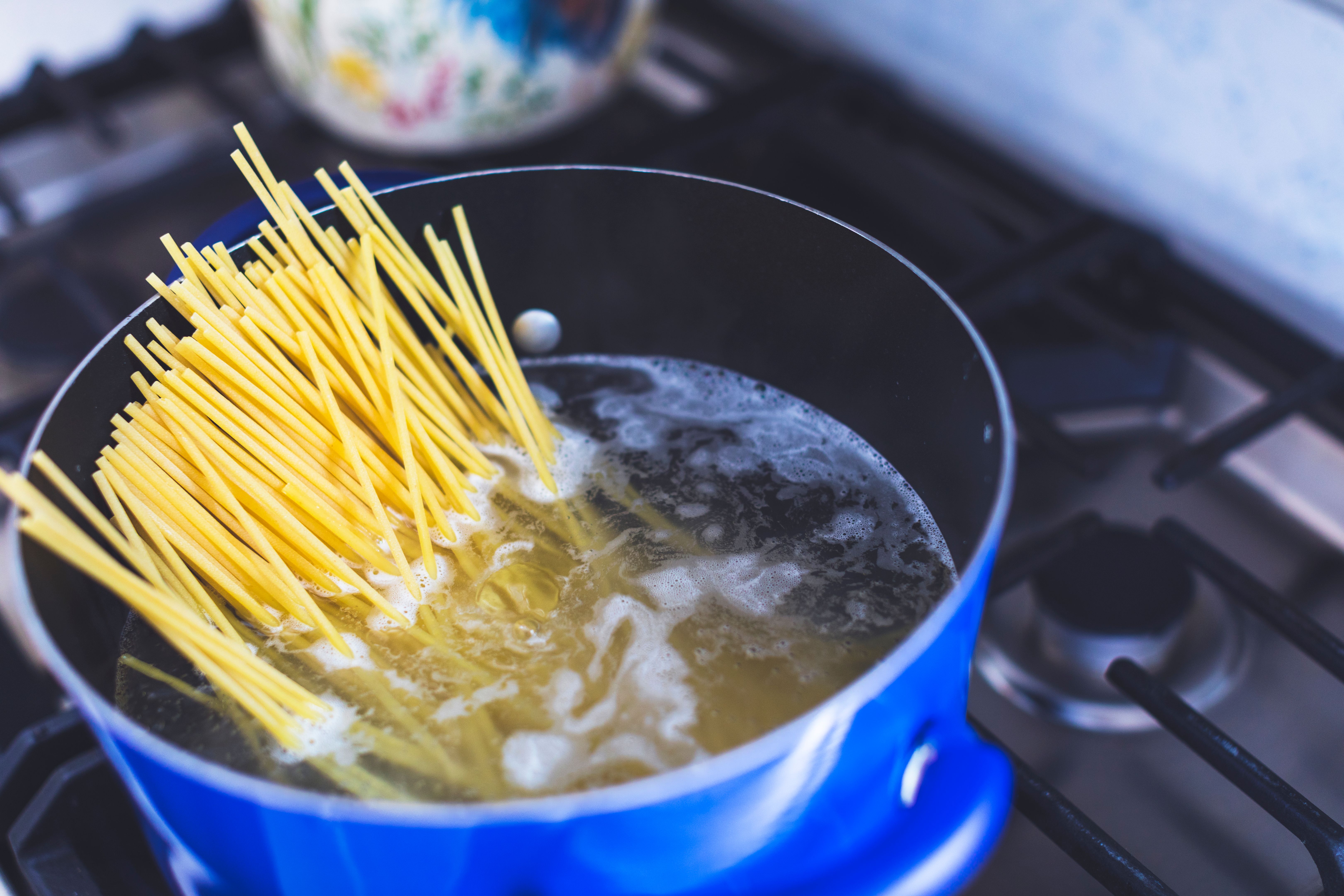 cooking pasta