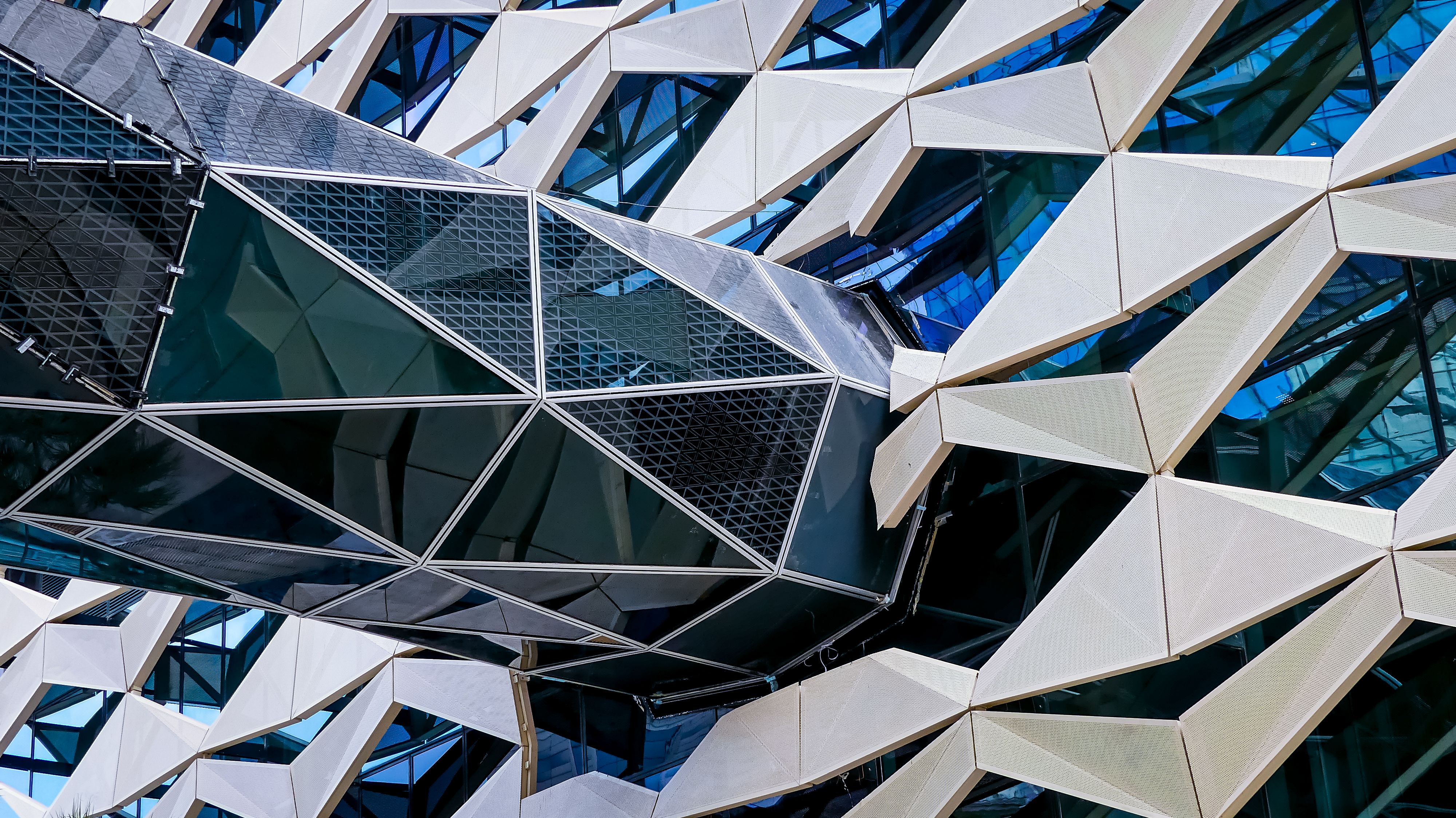 Modern architecture of buildings in Saudi Arabia