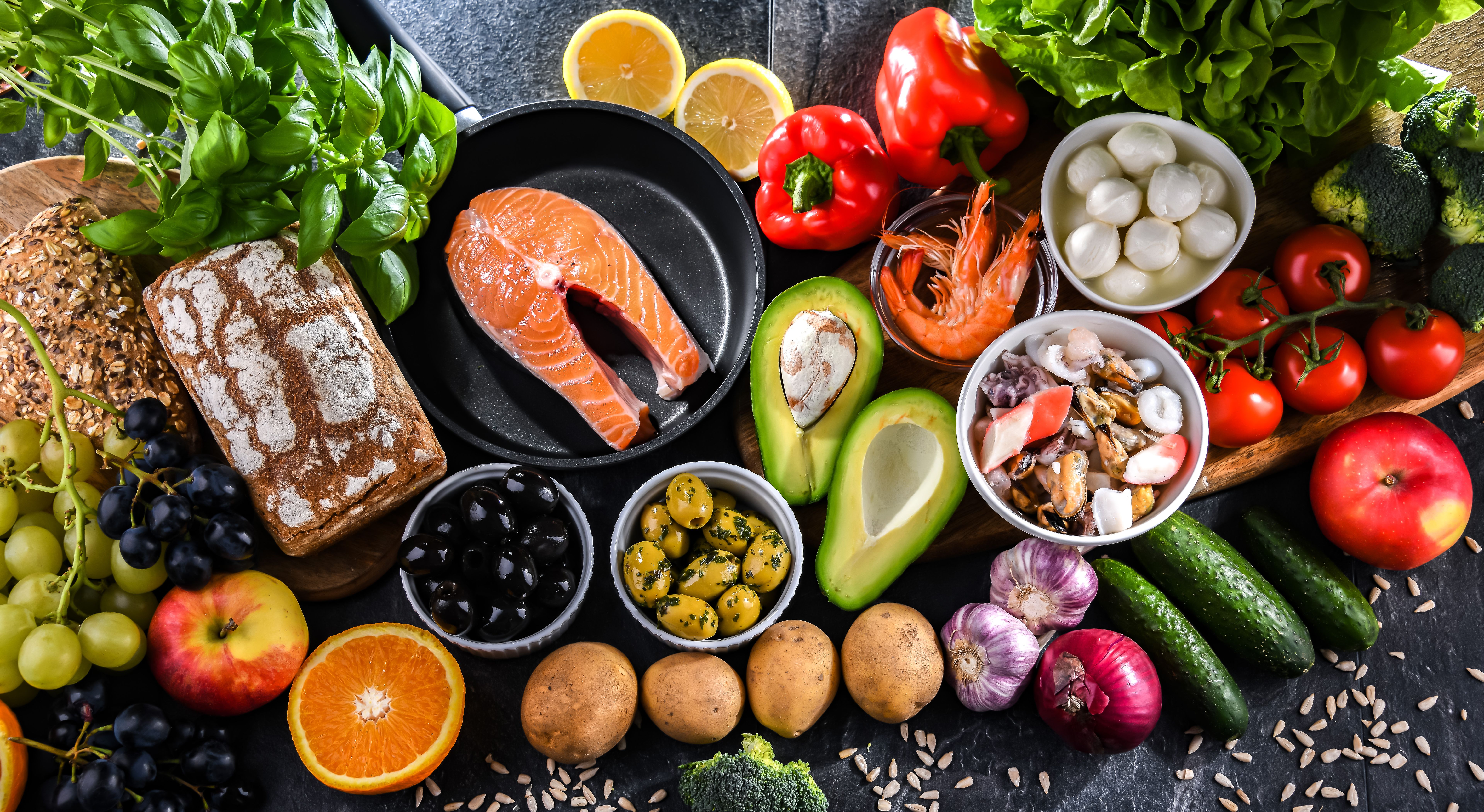 healthy mediterranean food
