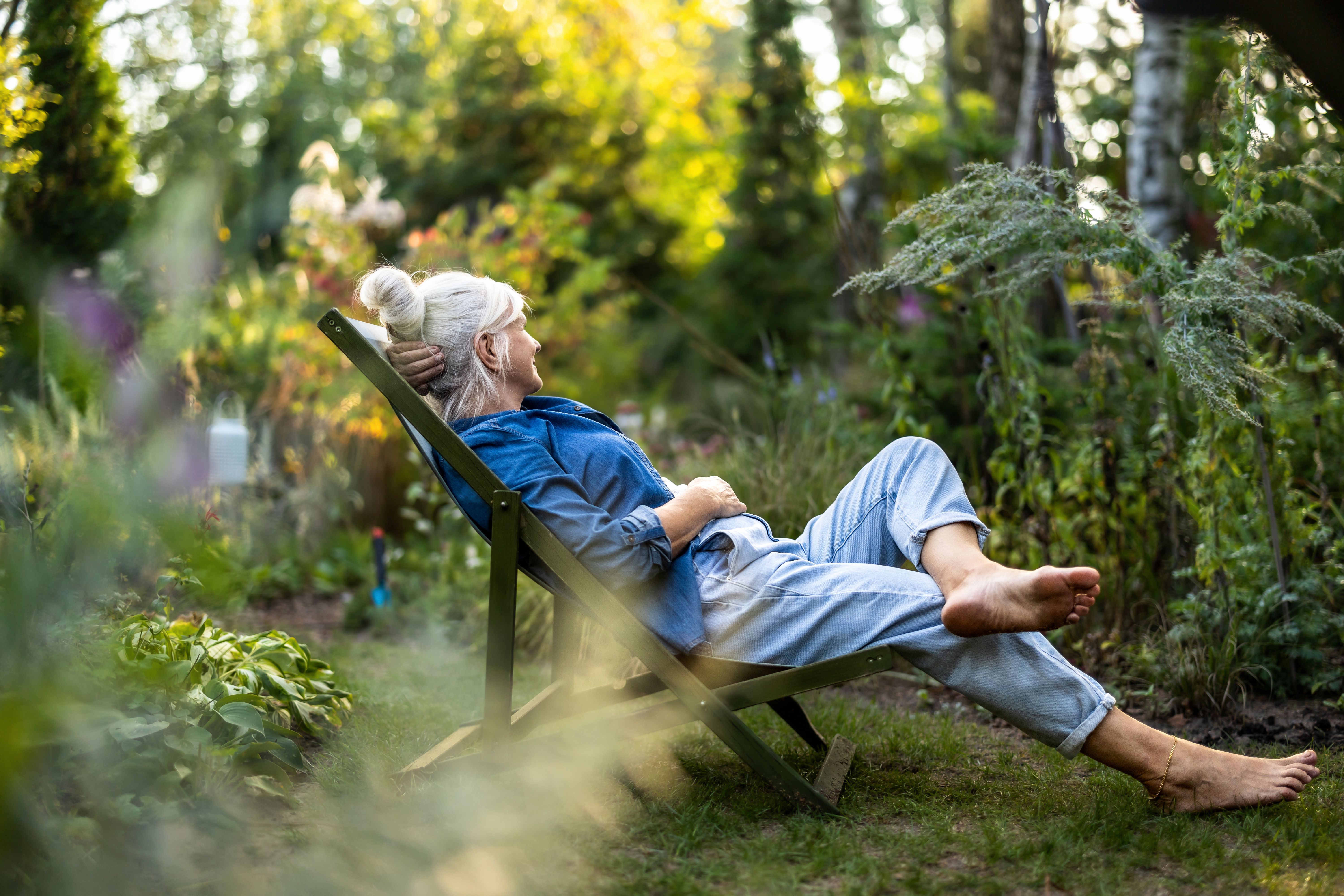 relaxed person