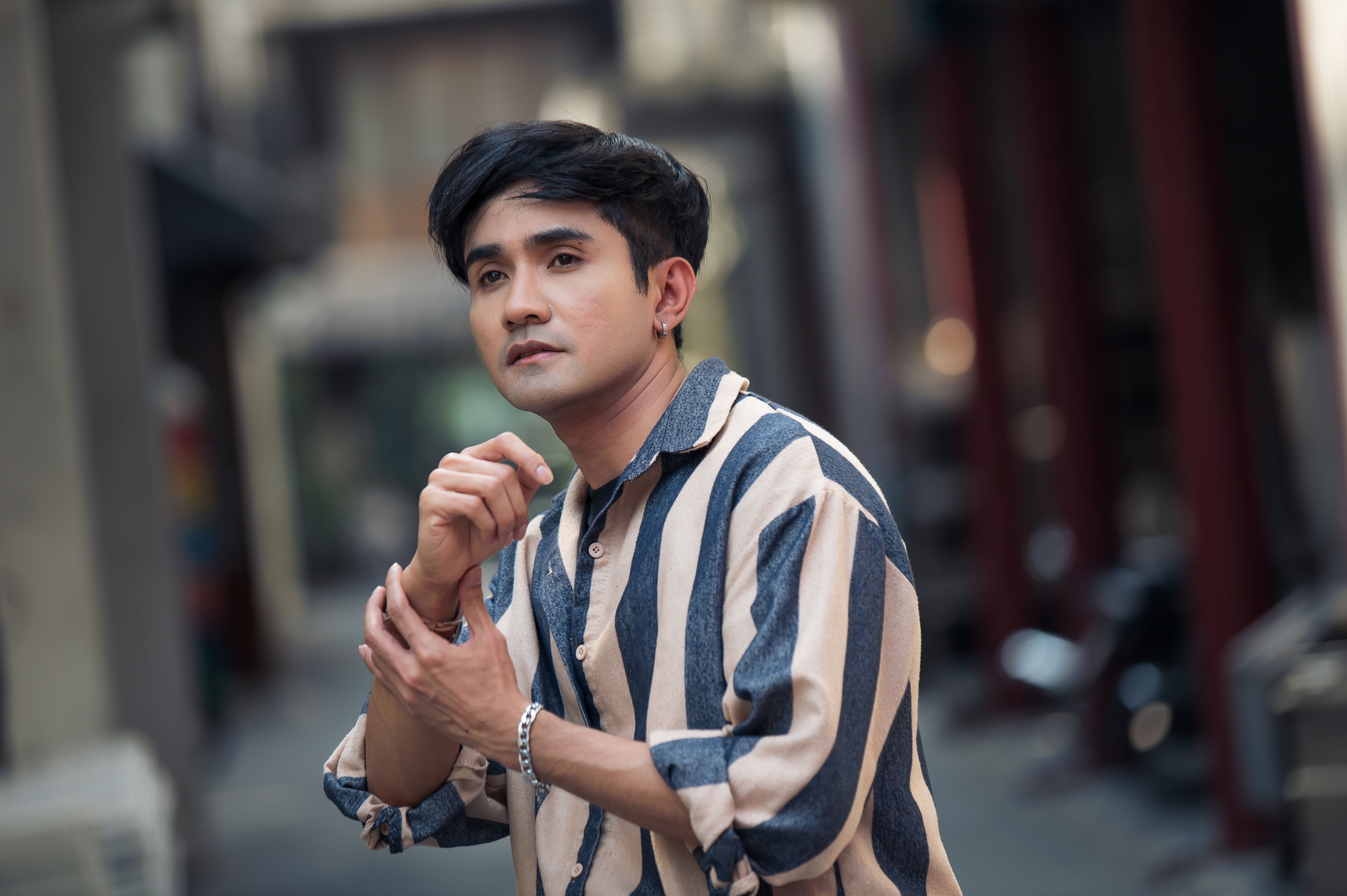 Portrait of young Asian man