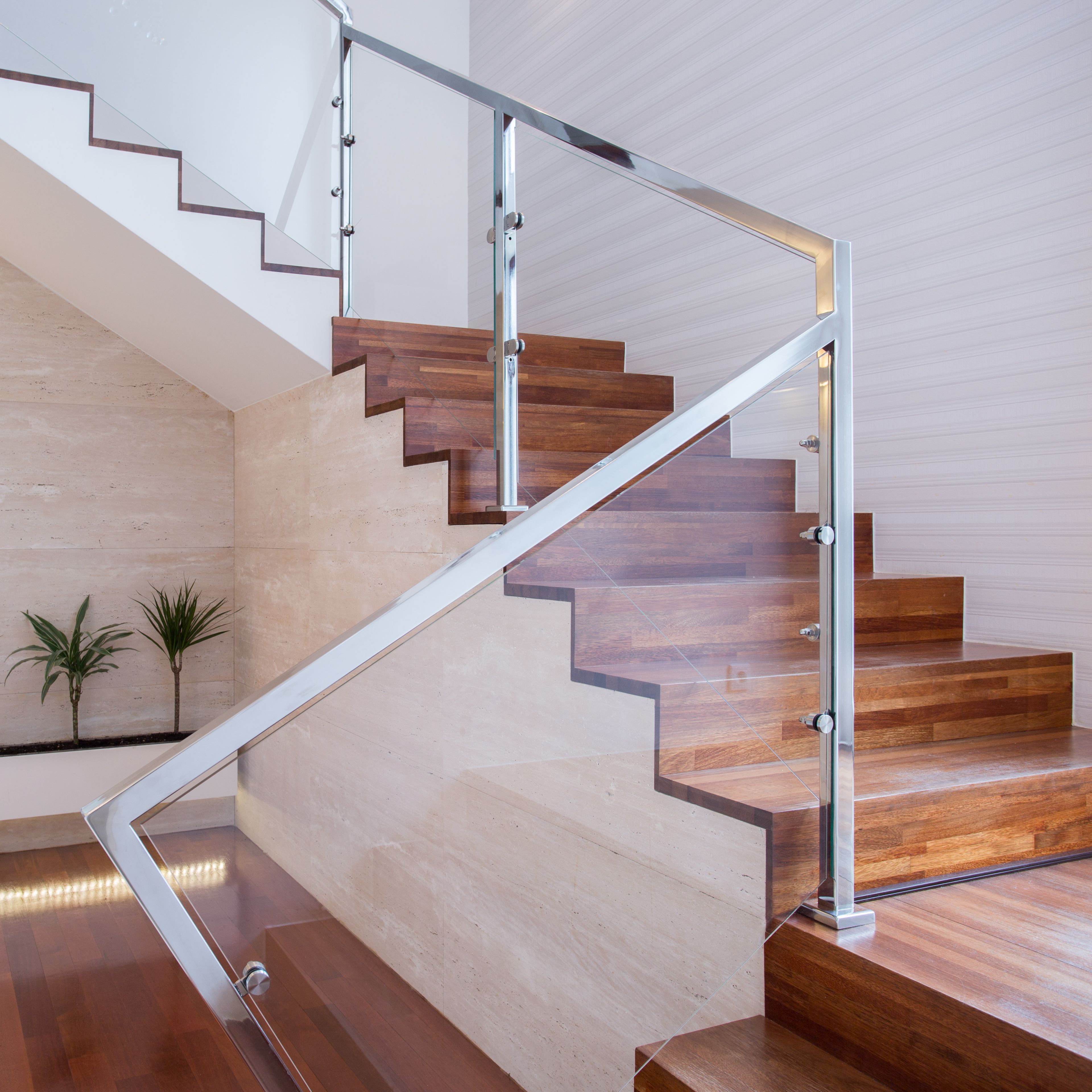 custom glass railing