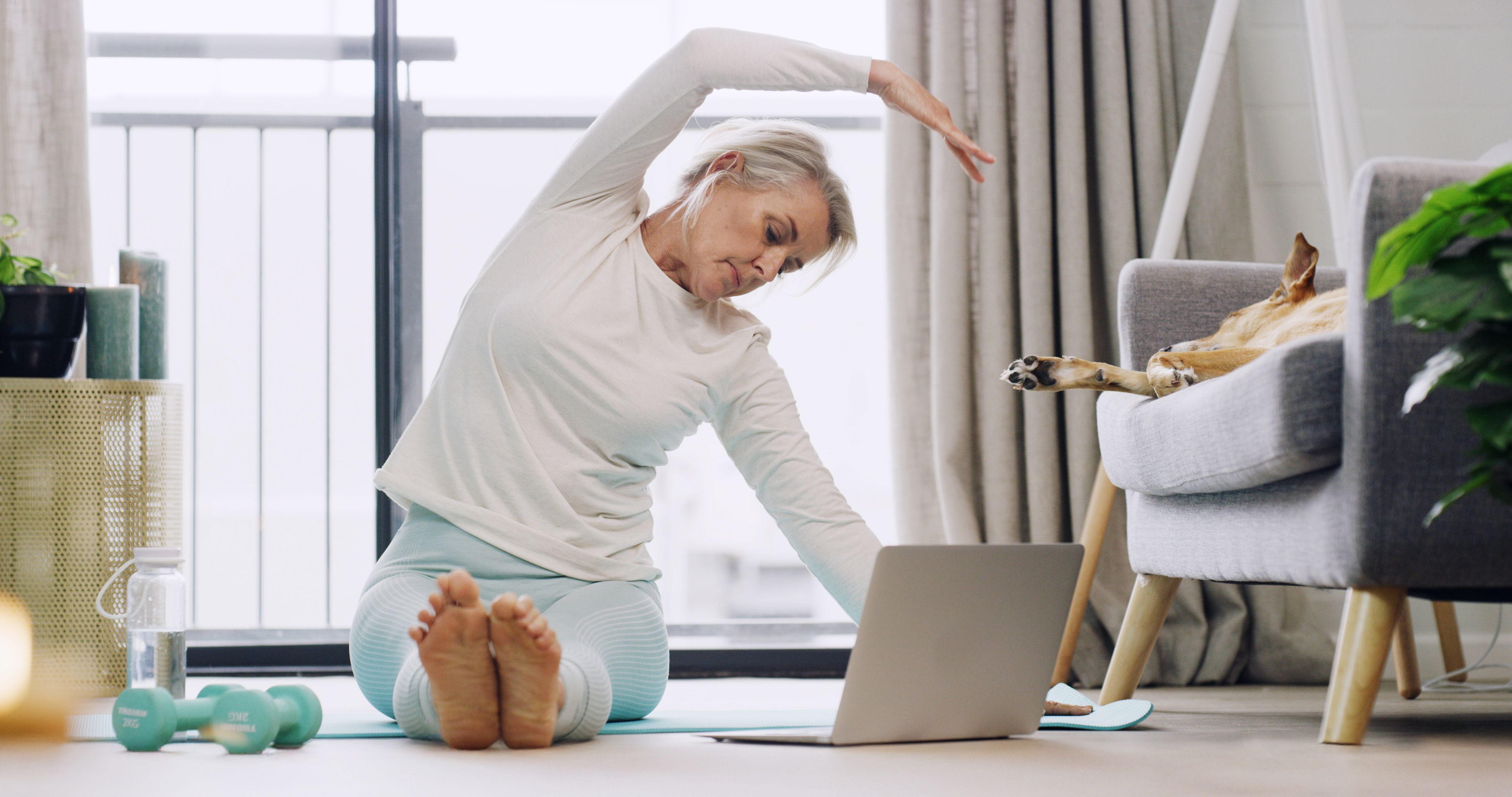 home workout lighting