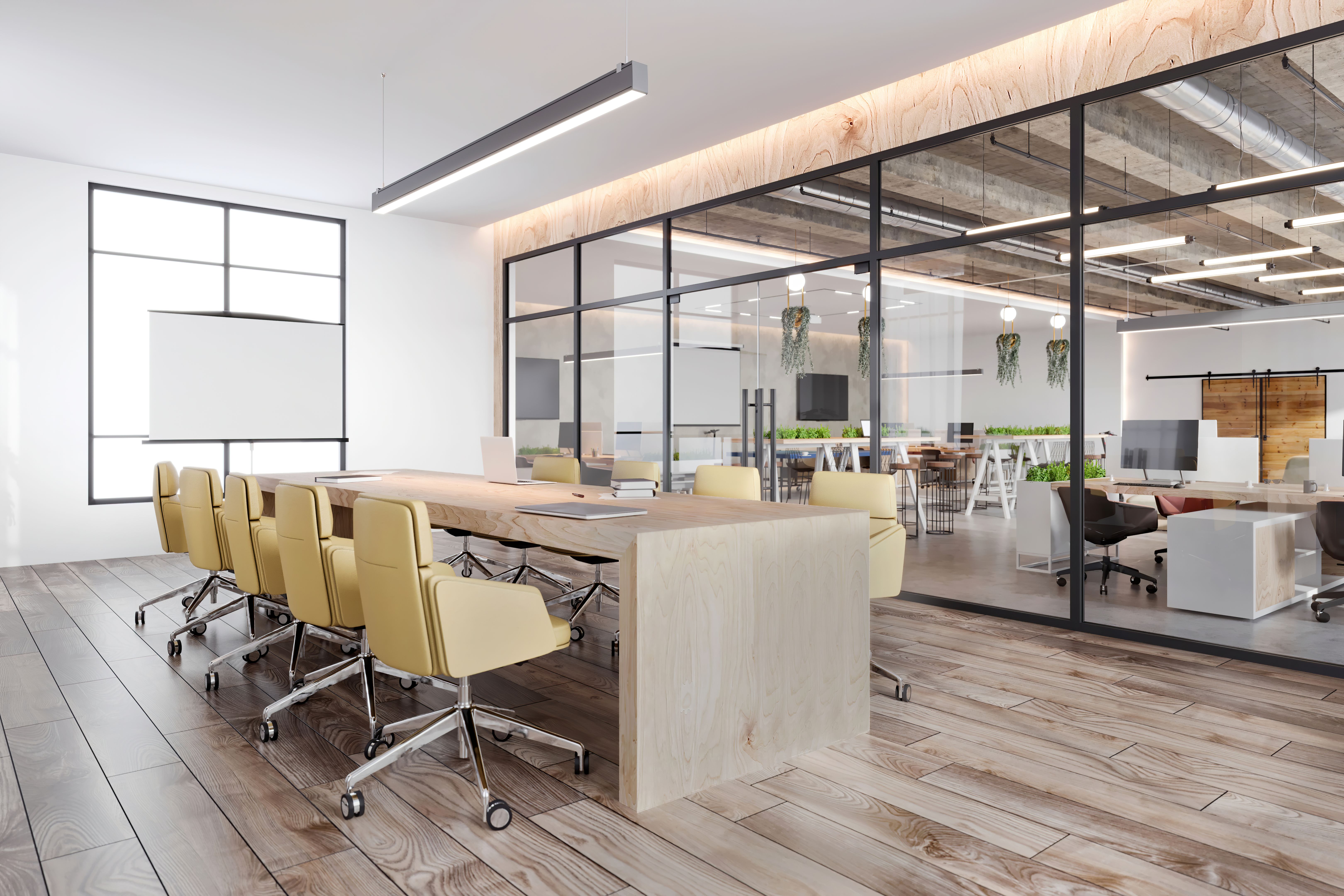 Modern meeting room interior