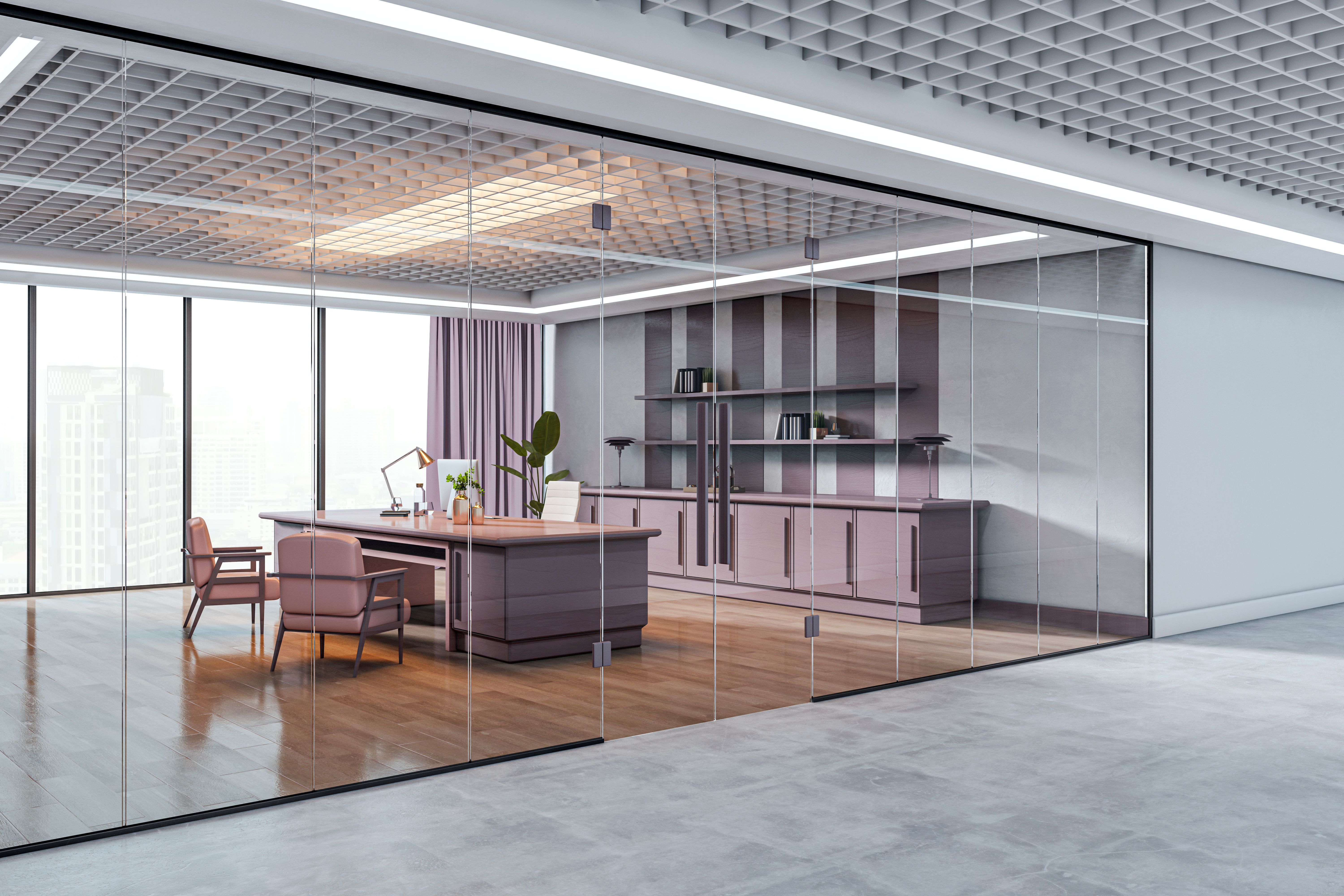 glass partitions home