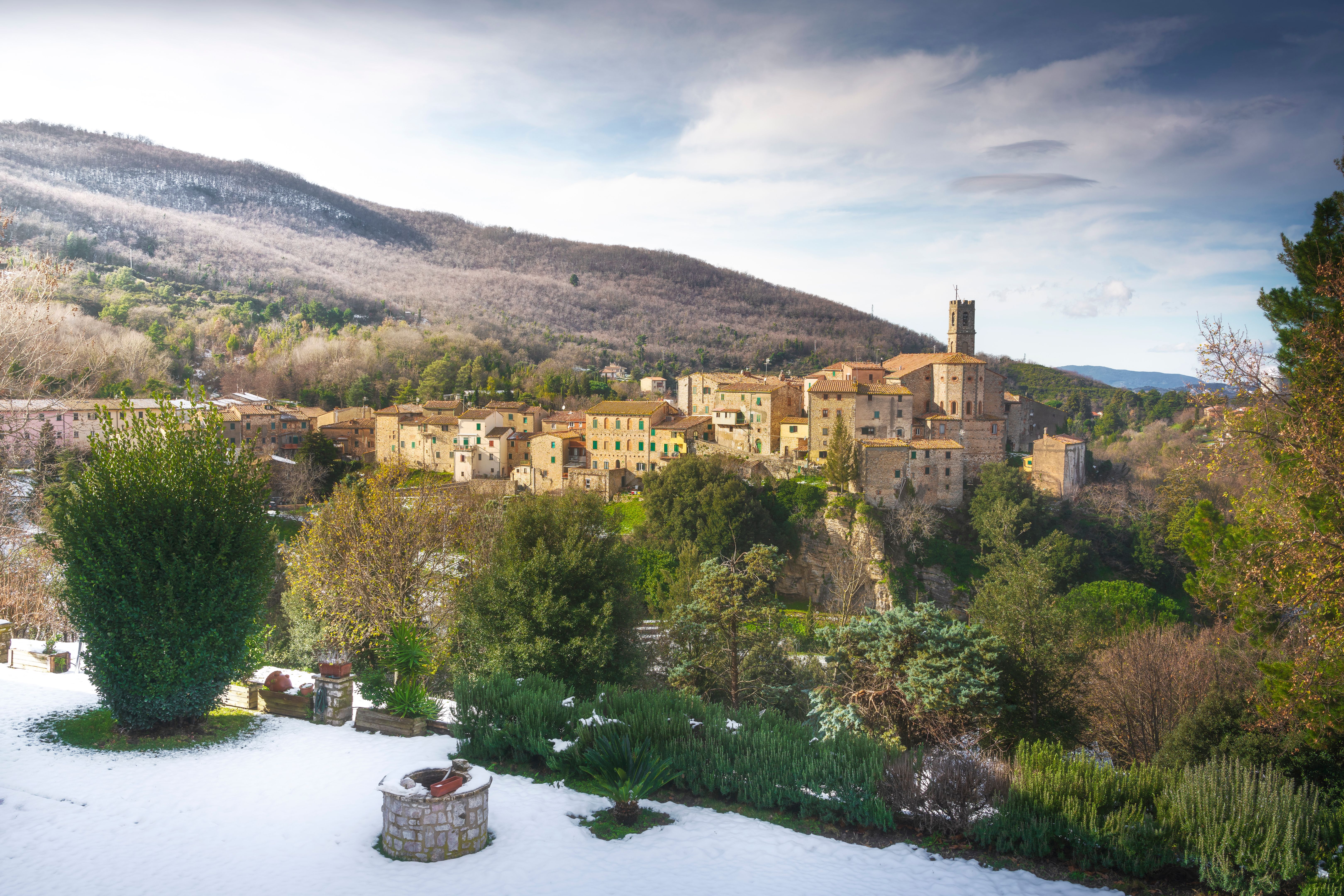 tuscan villa winter