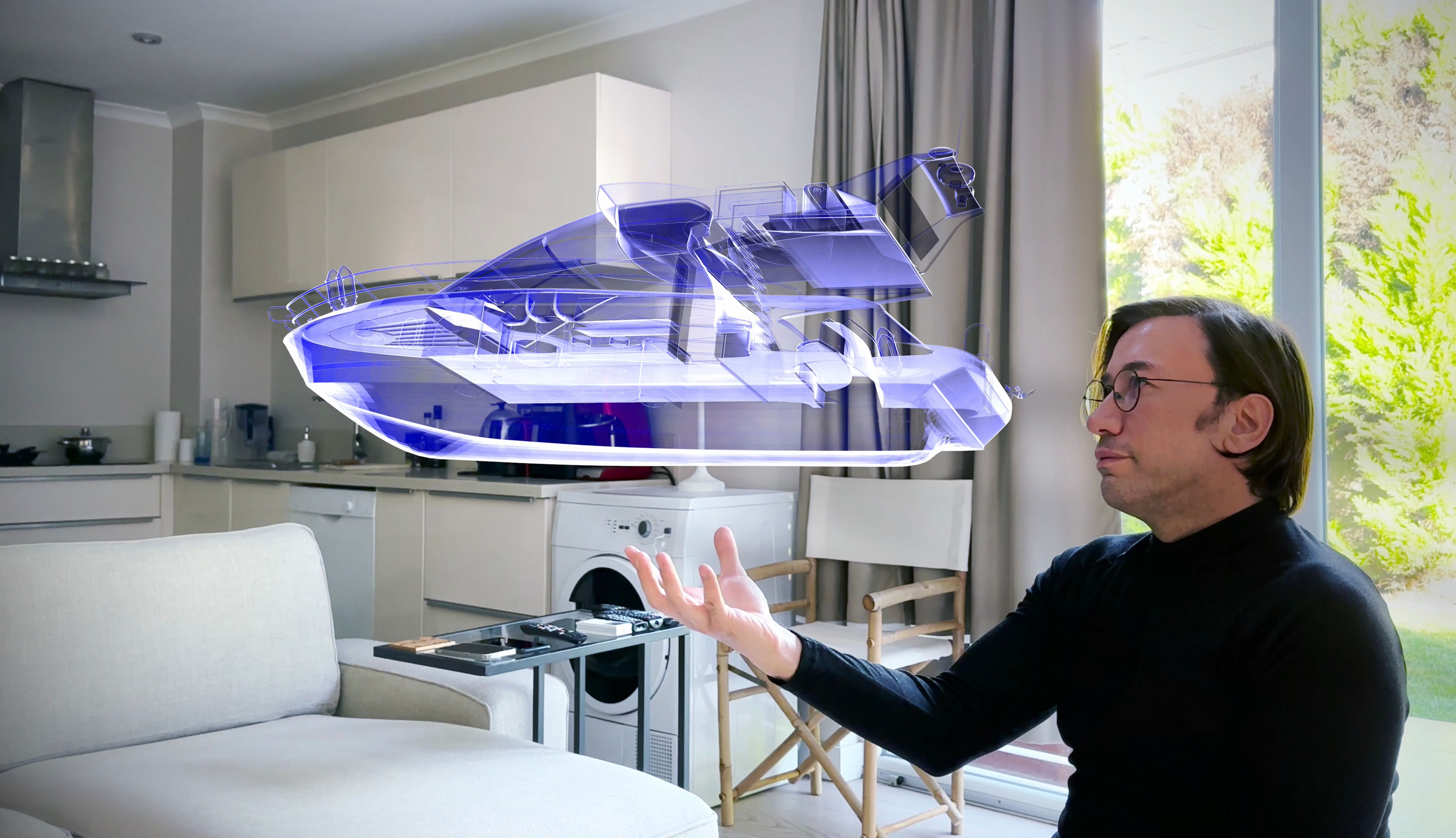 augmented reality yacht