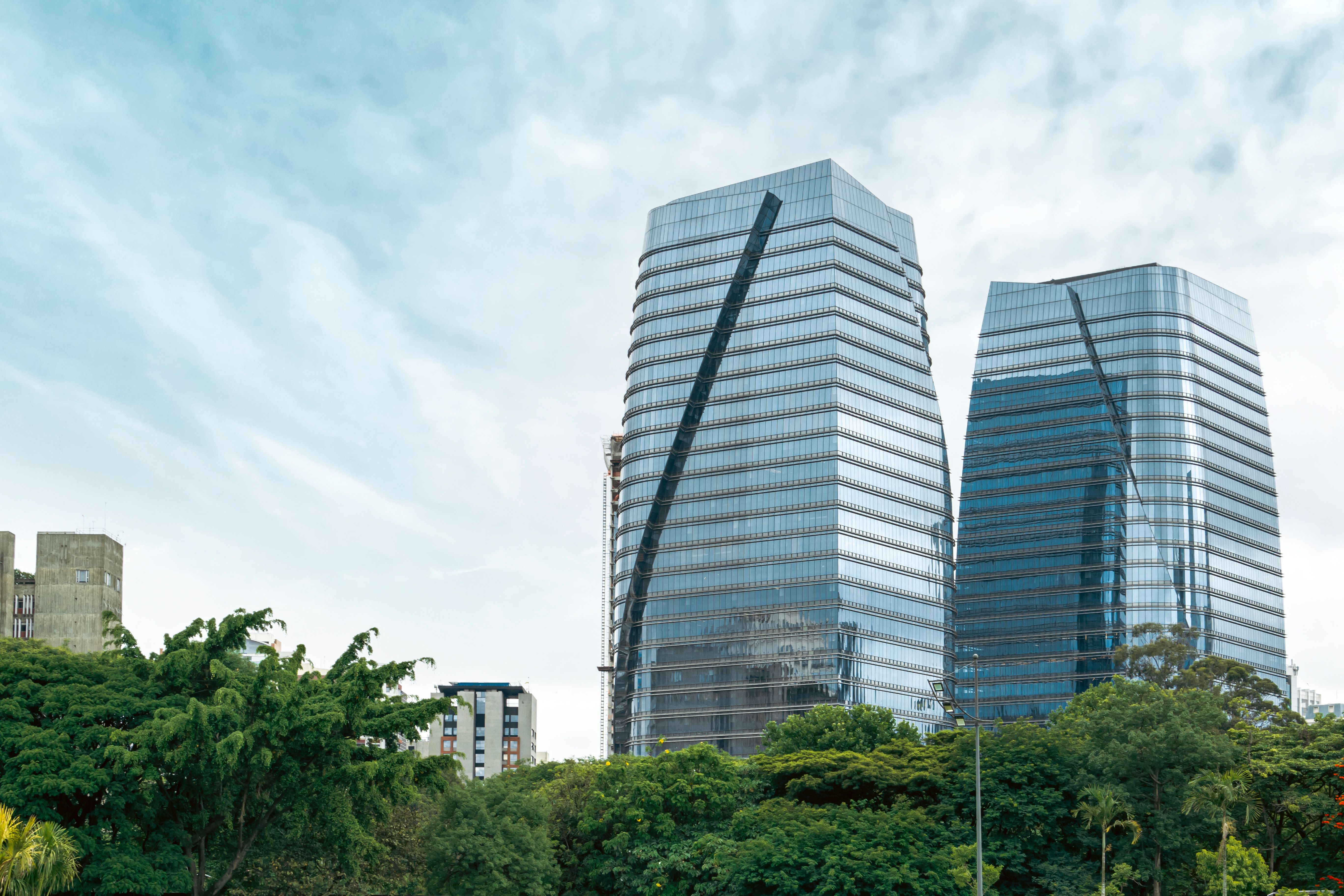 Modern buildings at Faria Lima Avenue.