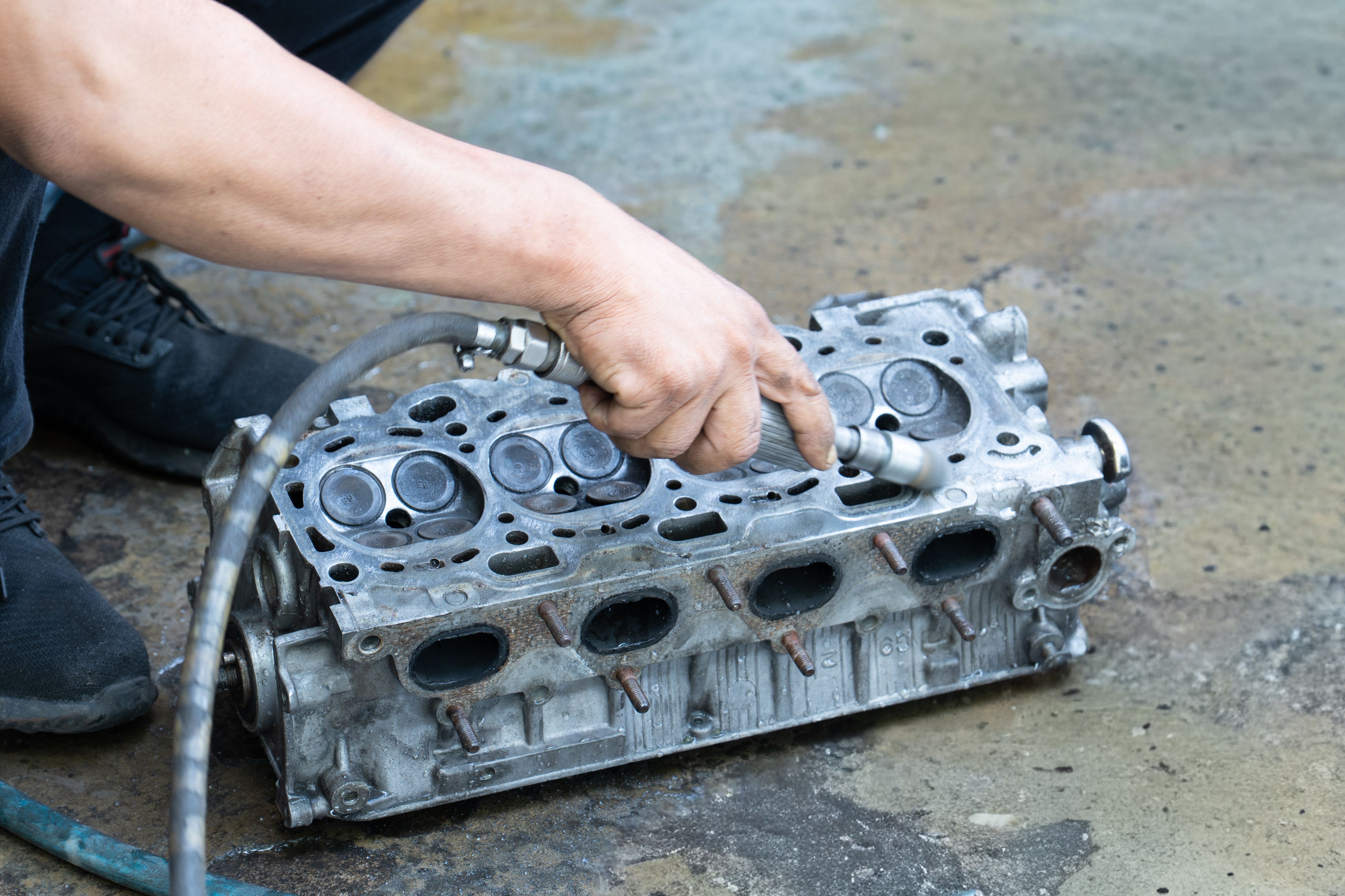 engine cleaning process