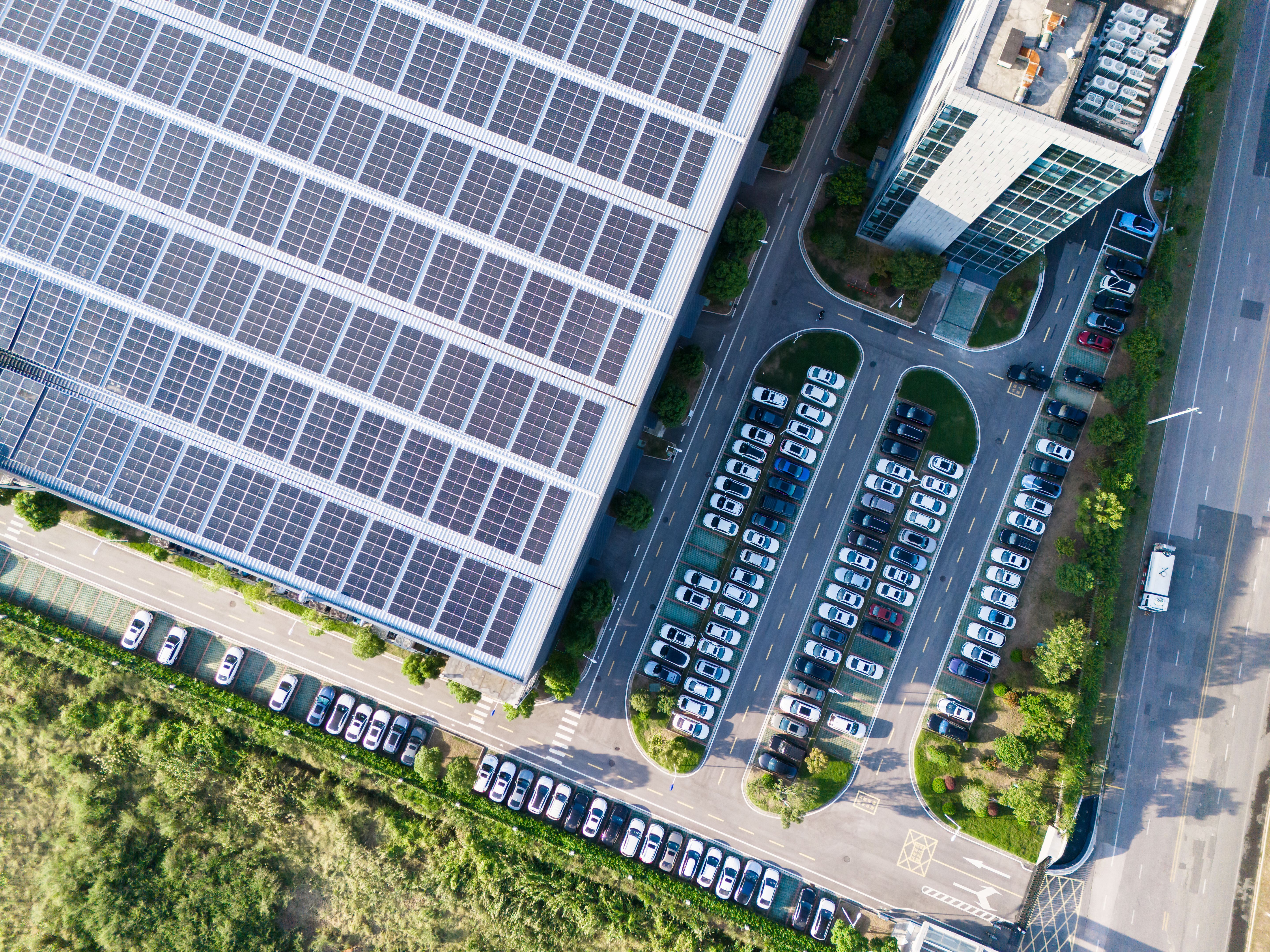 urban solar installation