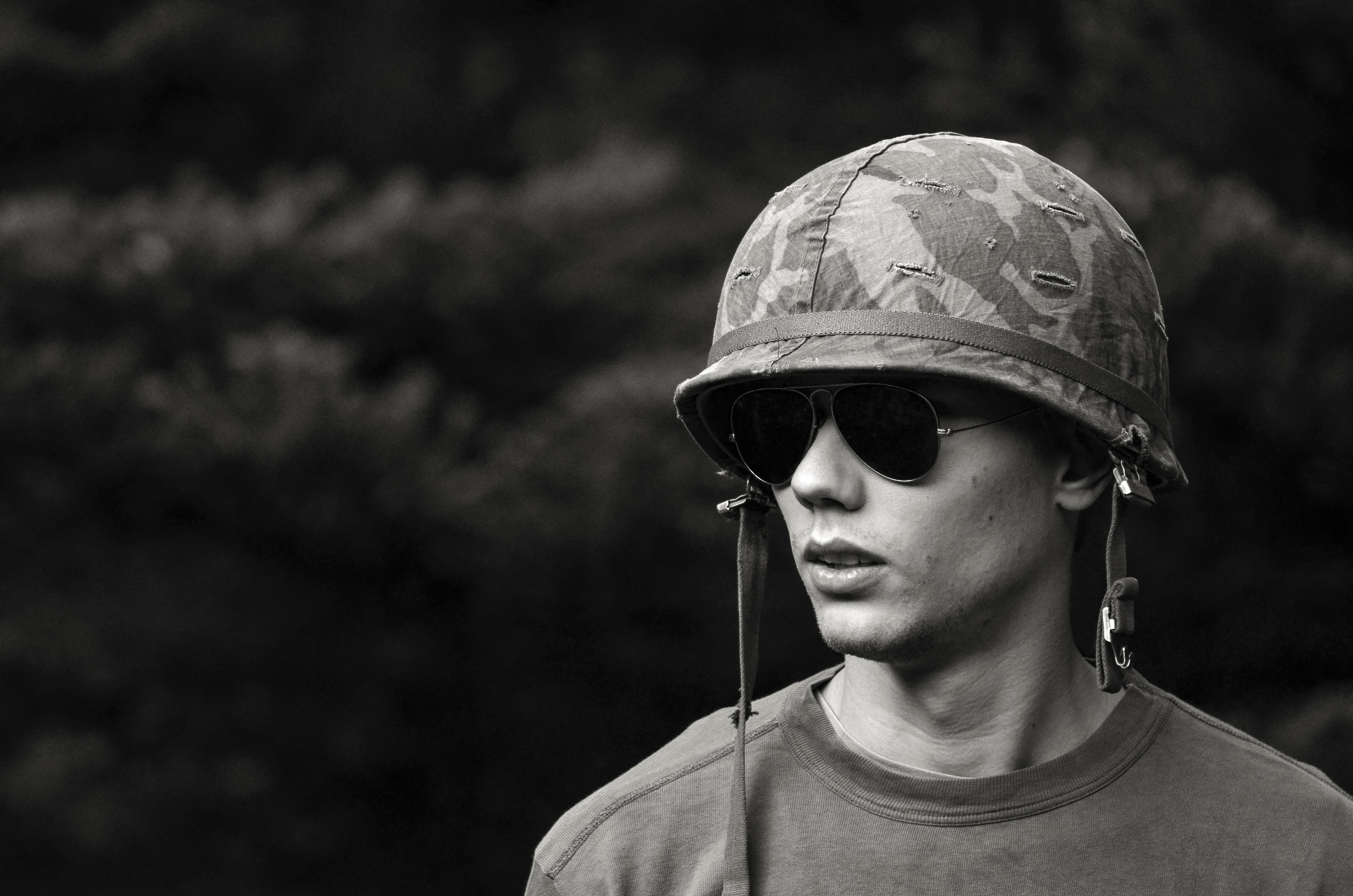Young american soldier