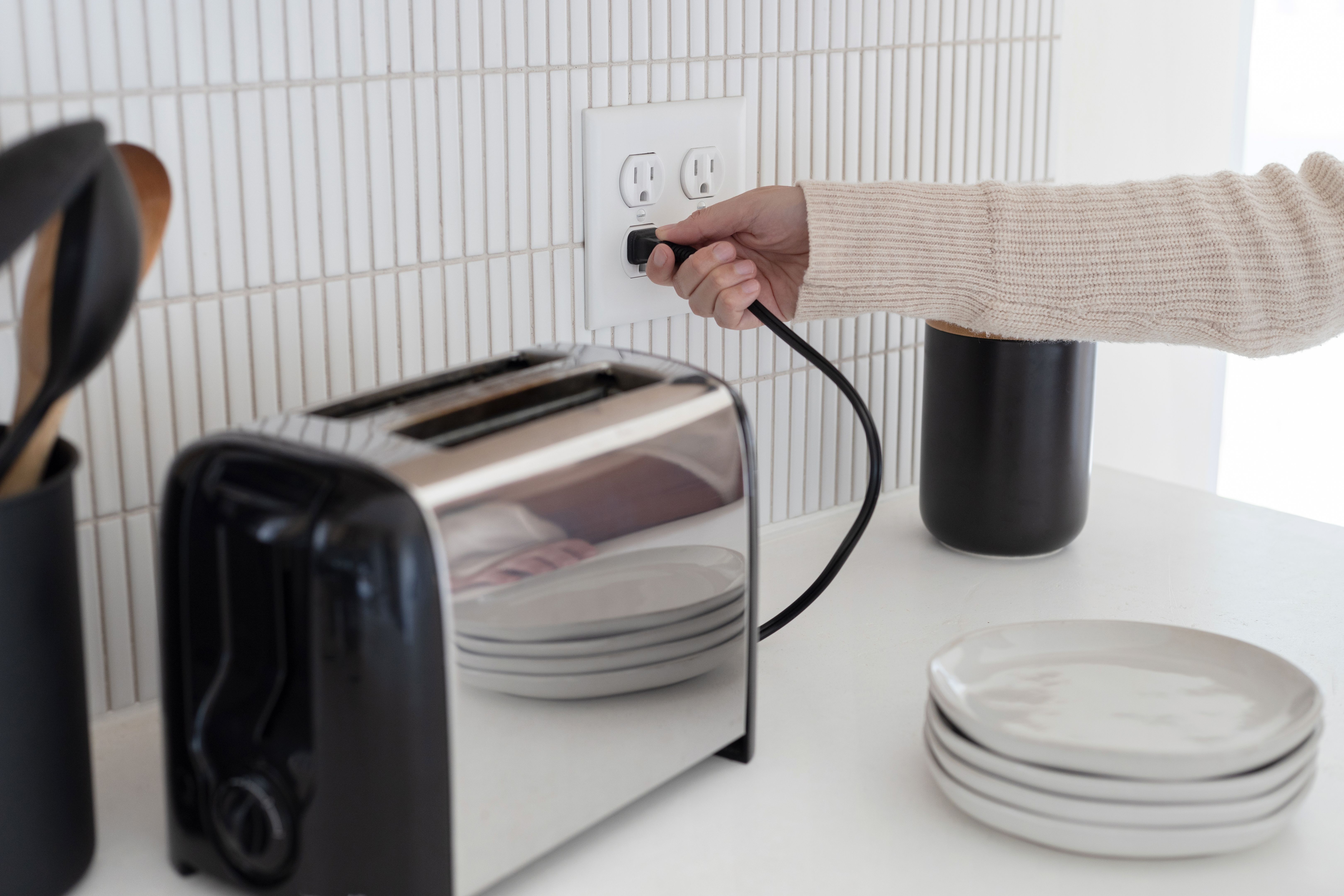 unplugging appliance