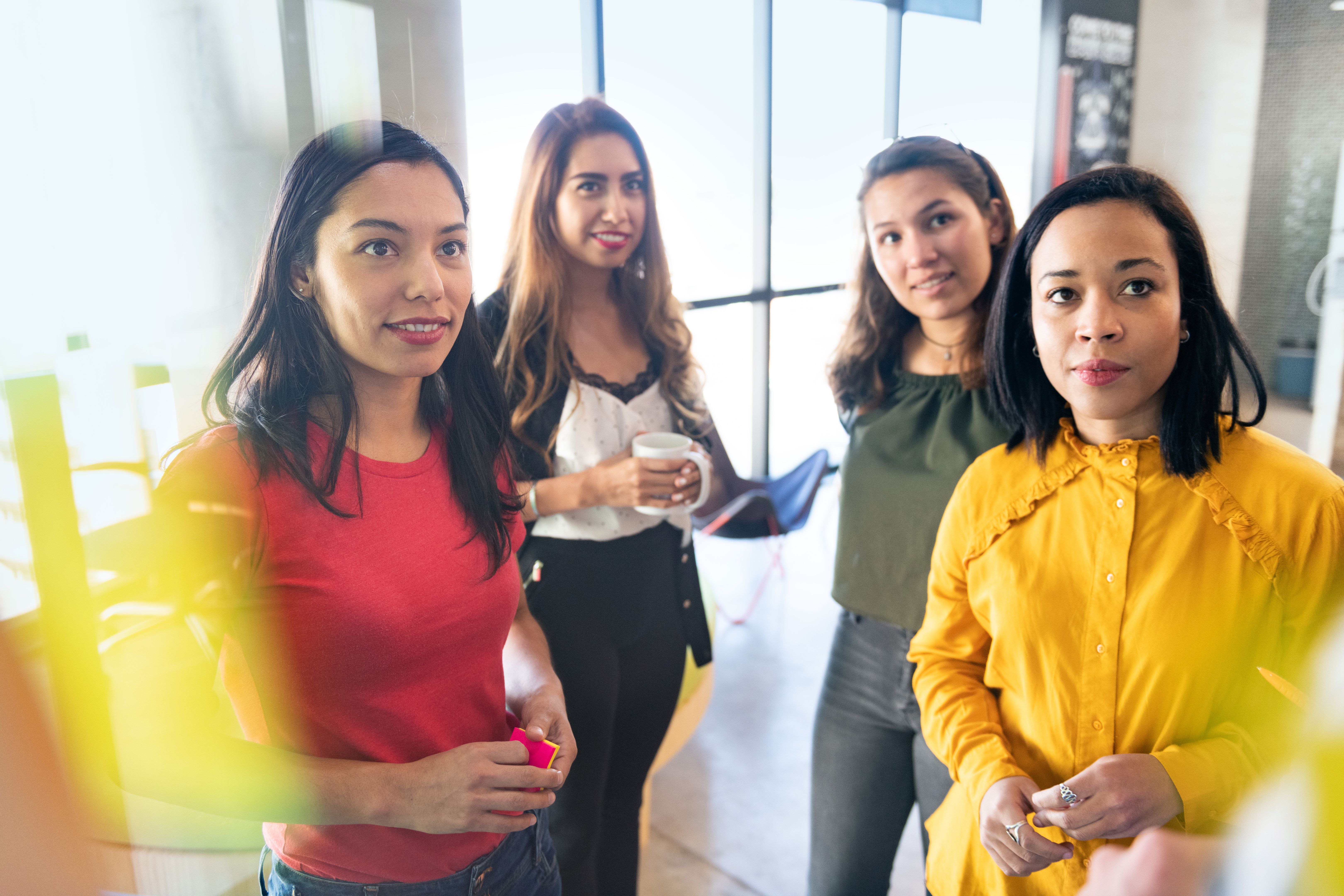 Start up meeting in Co-working office