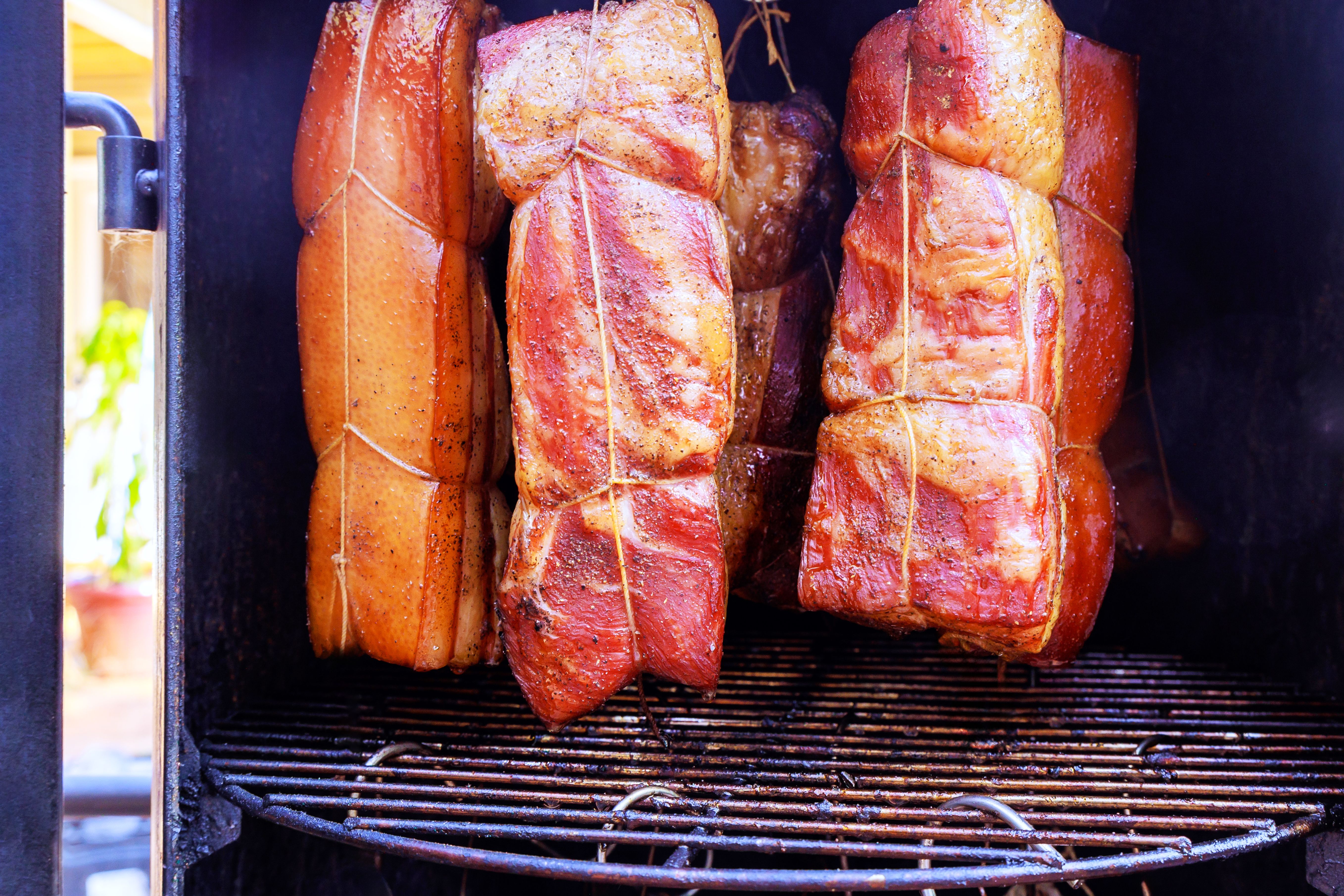 bacon smoking