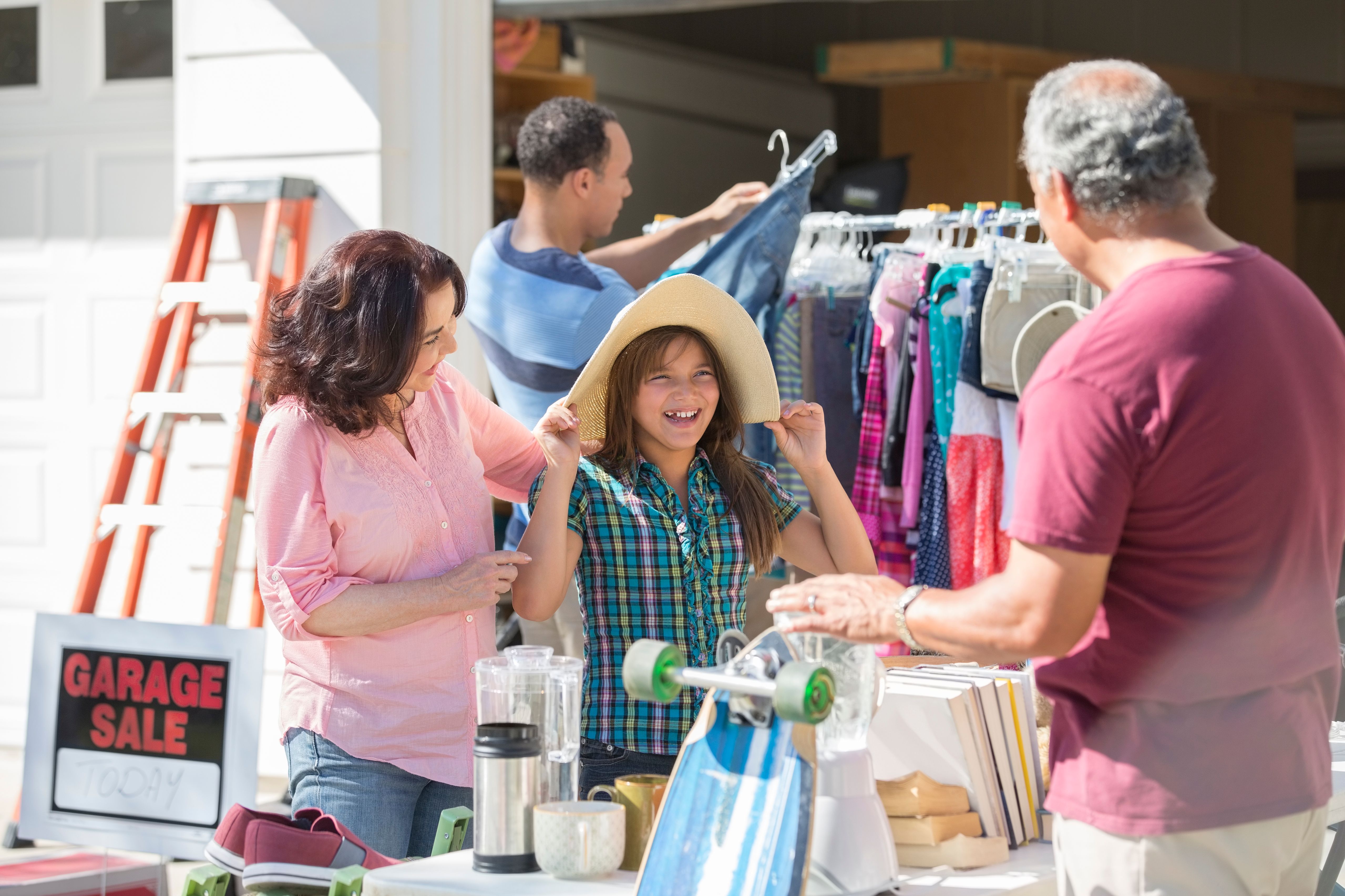 people shopping estate sale