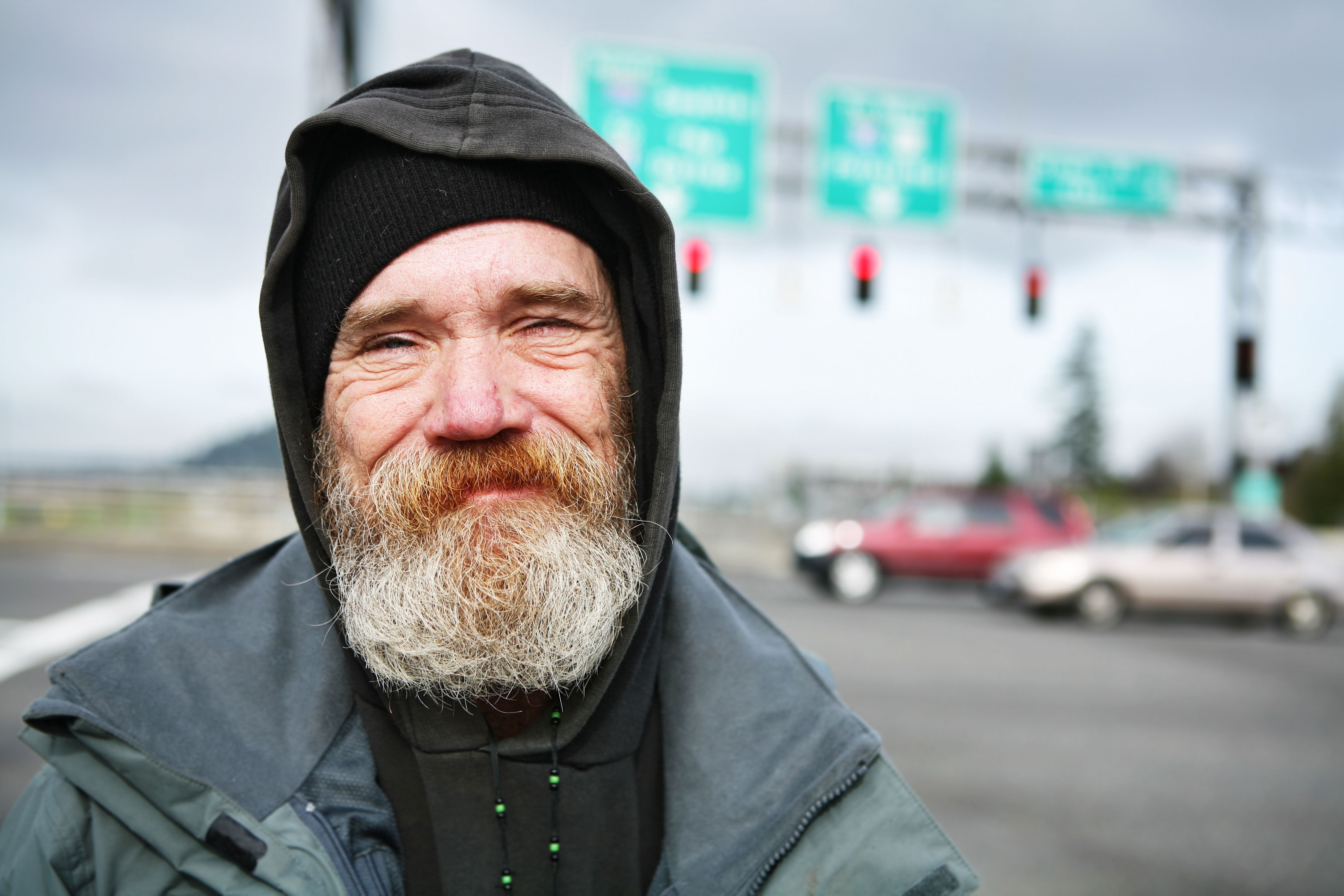 homeless veteran winter
