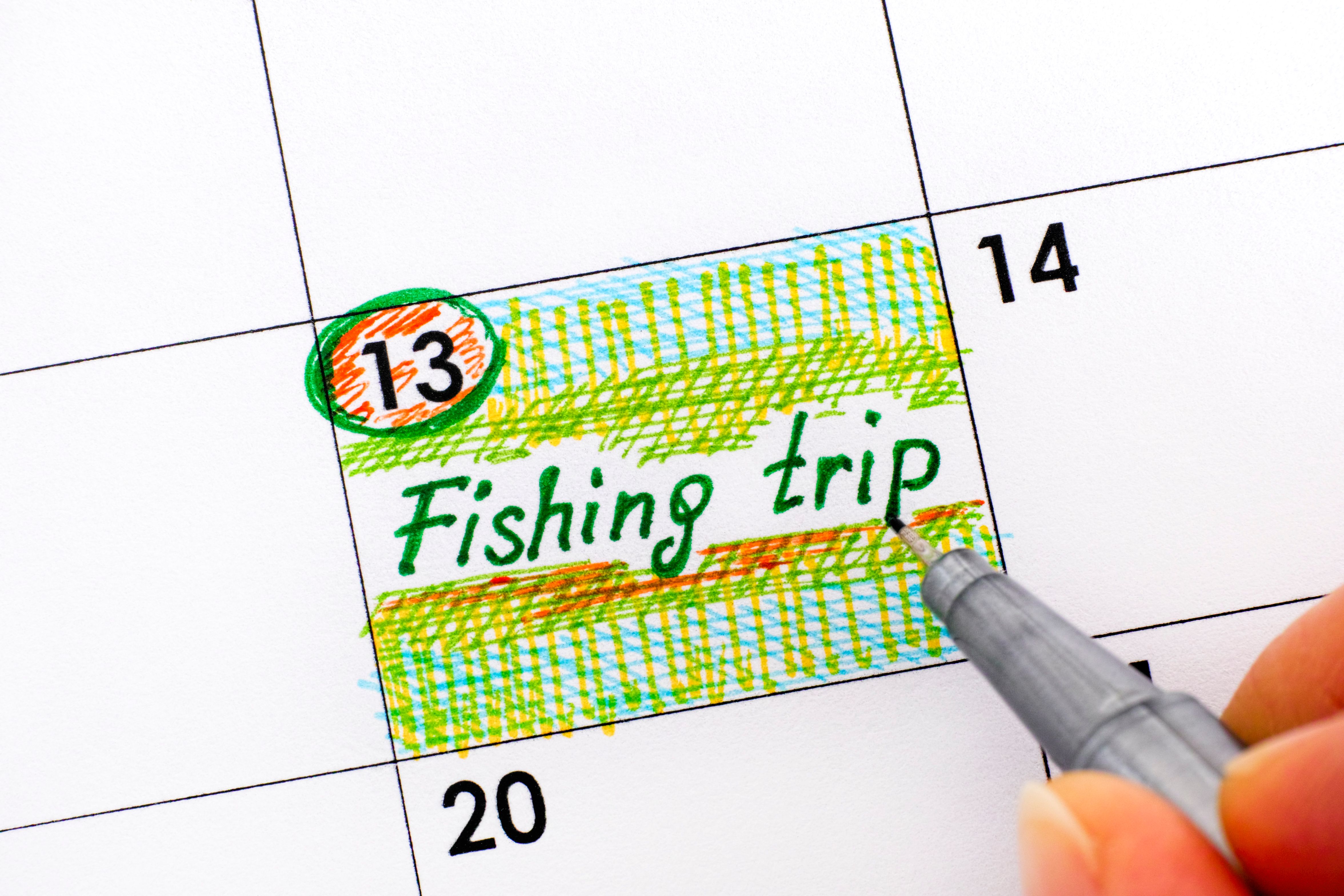 planning fishing trip