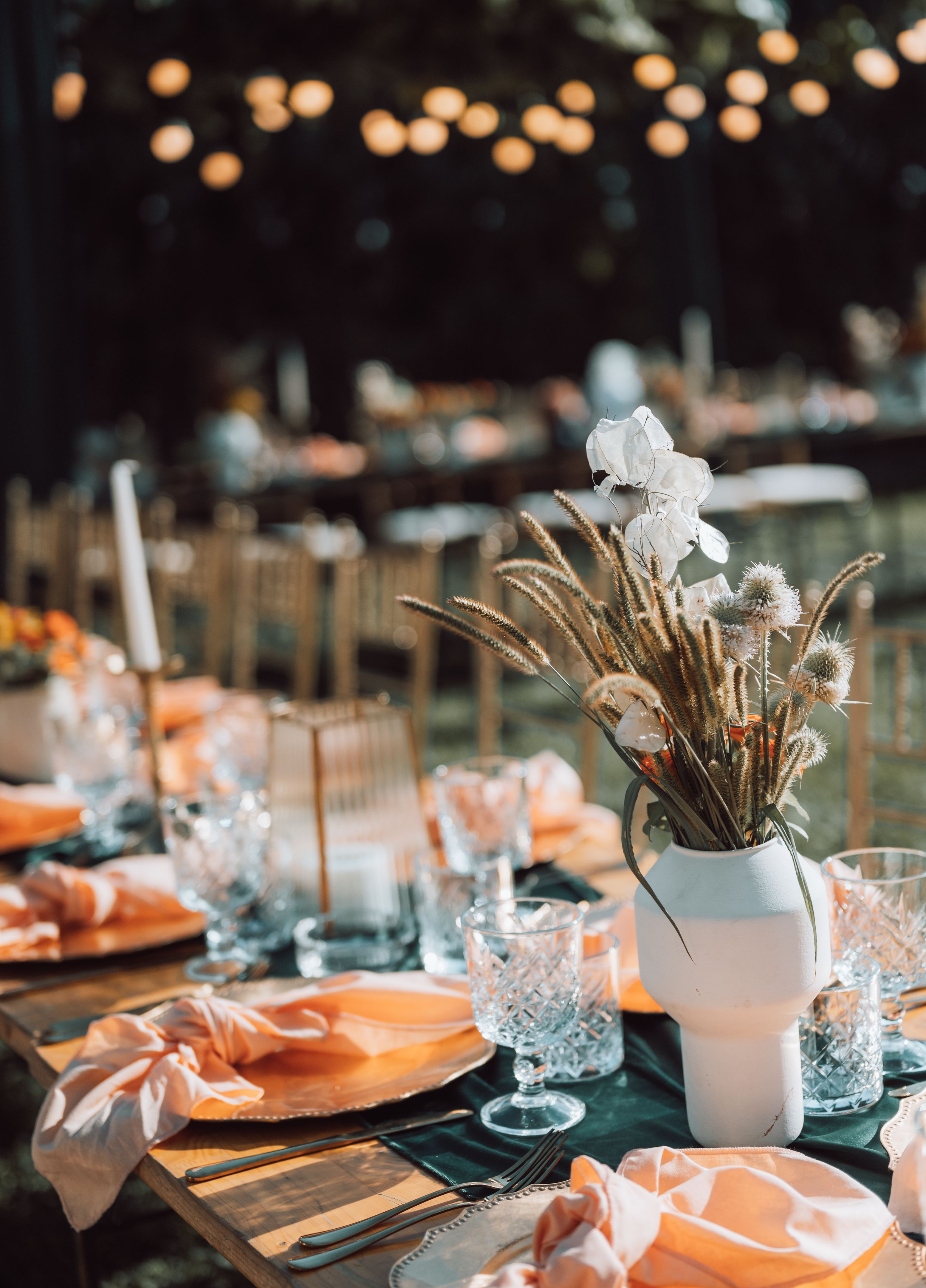 bohemian wedding food
