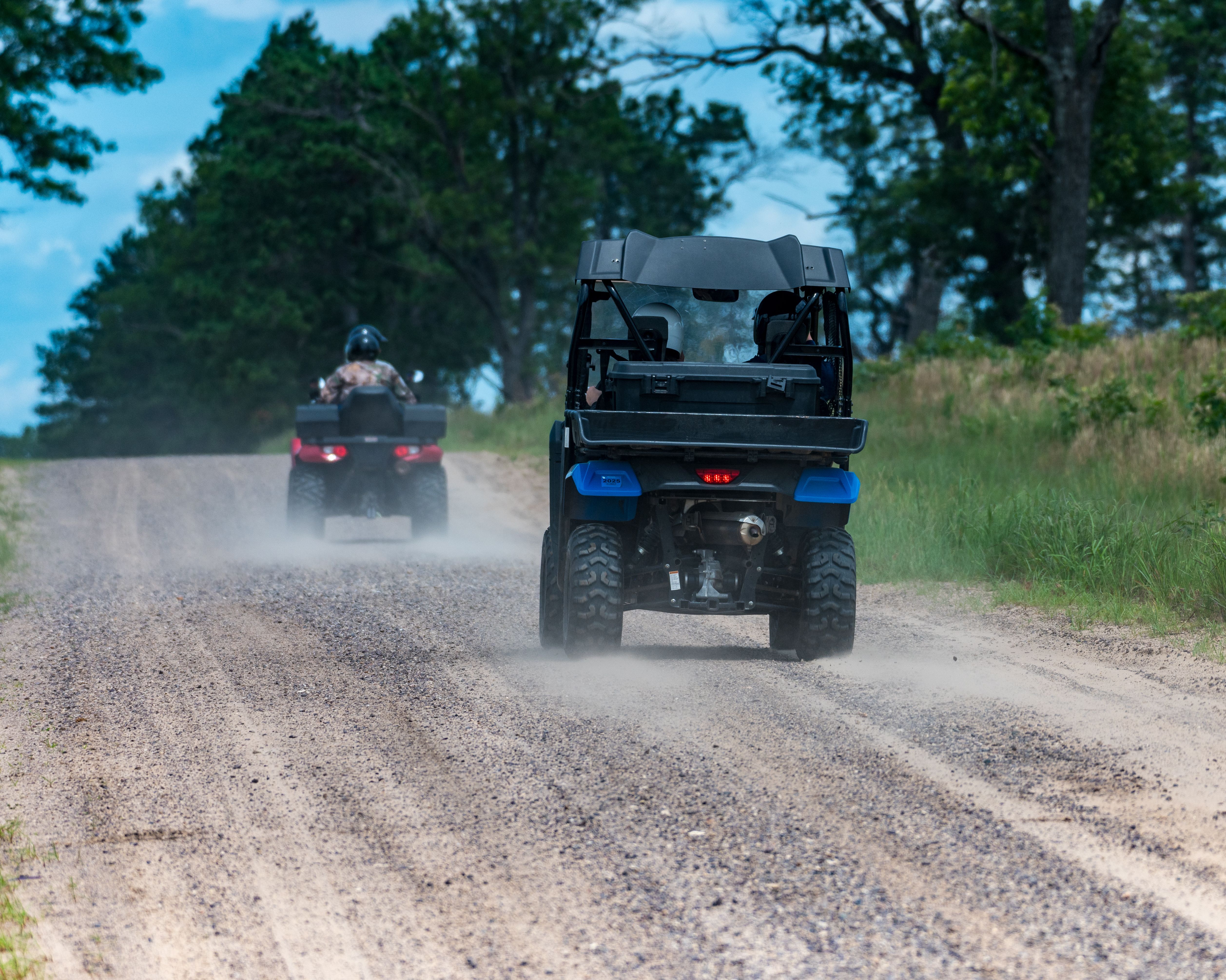 group atv riding