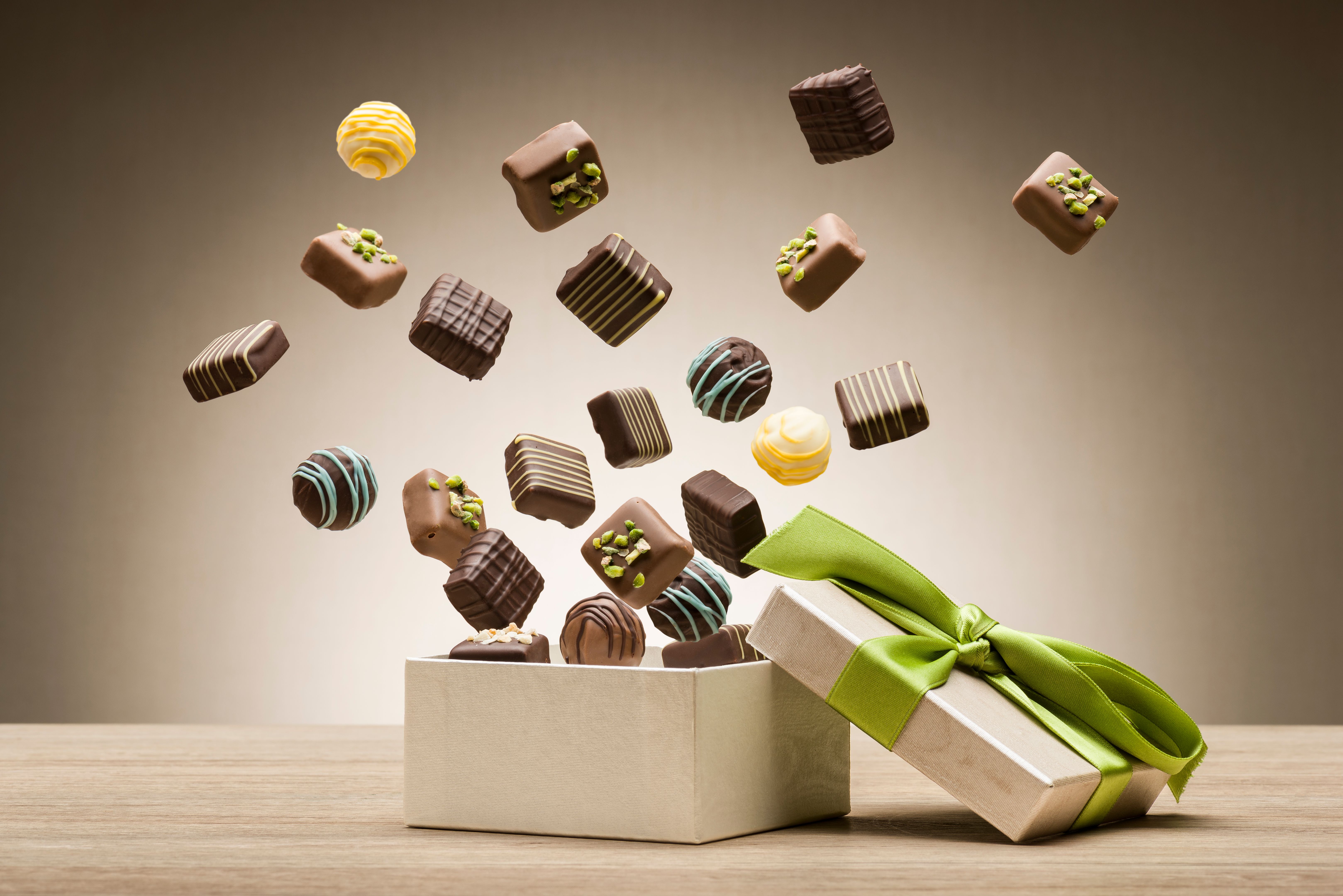 variety of chocolates