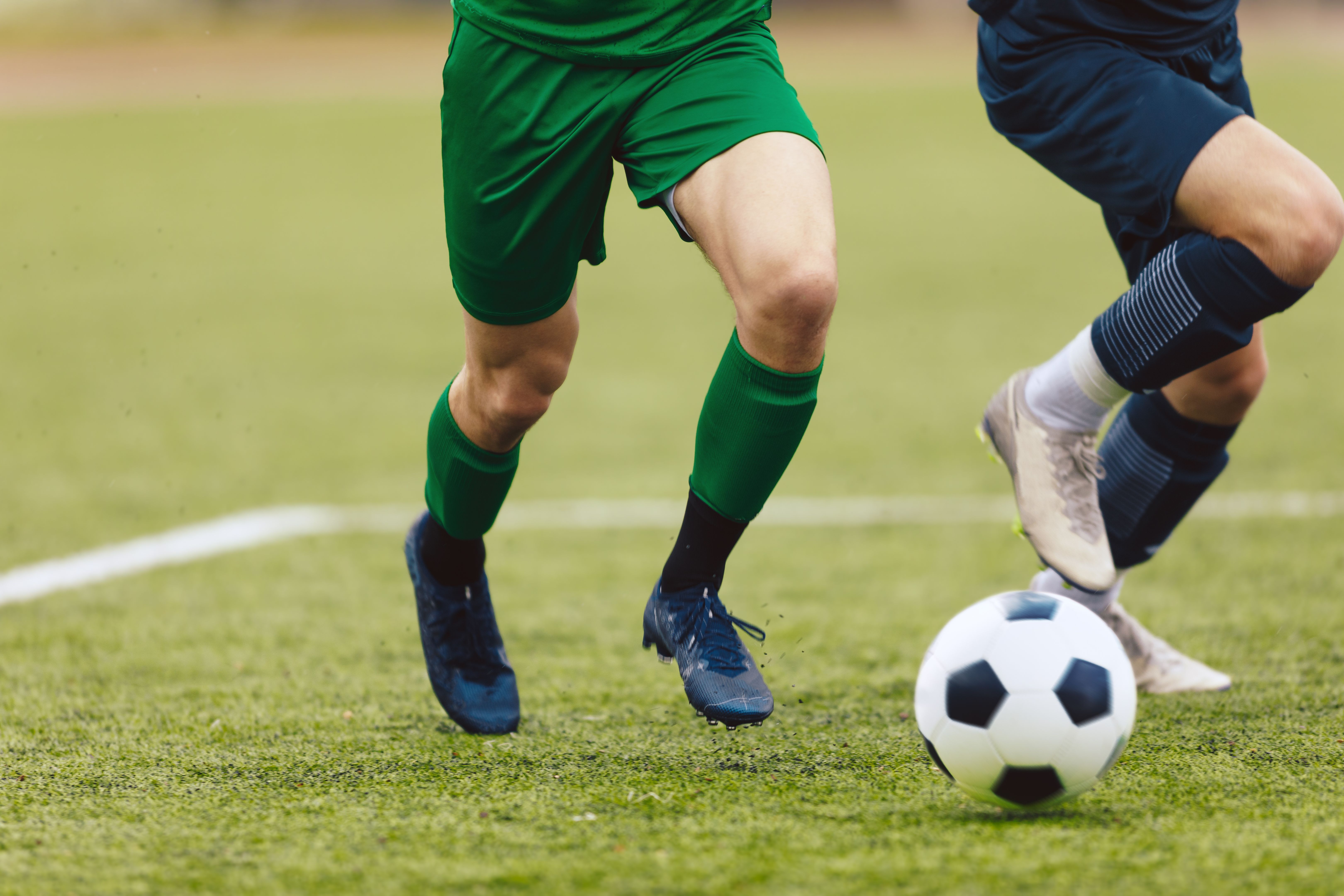 soccer match action