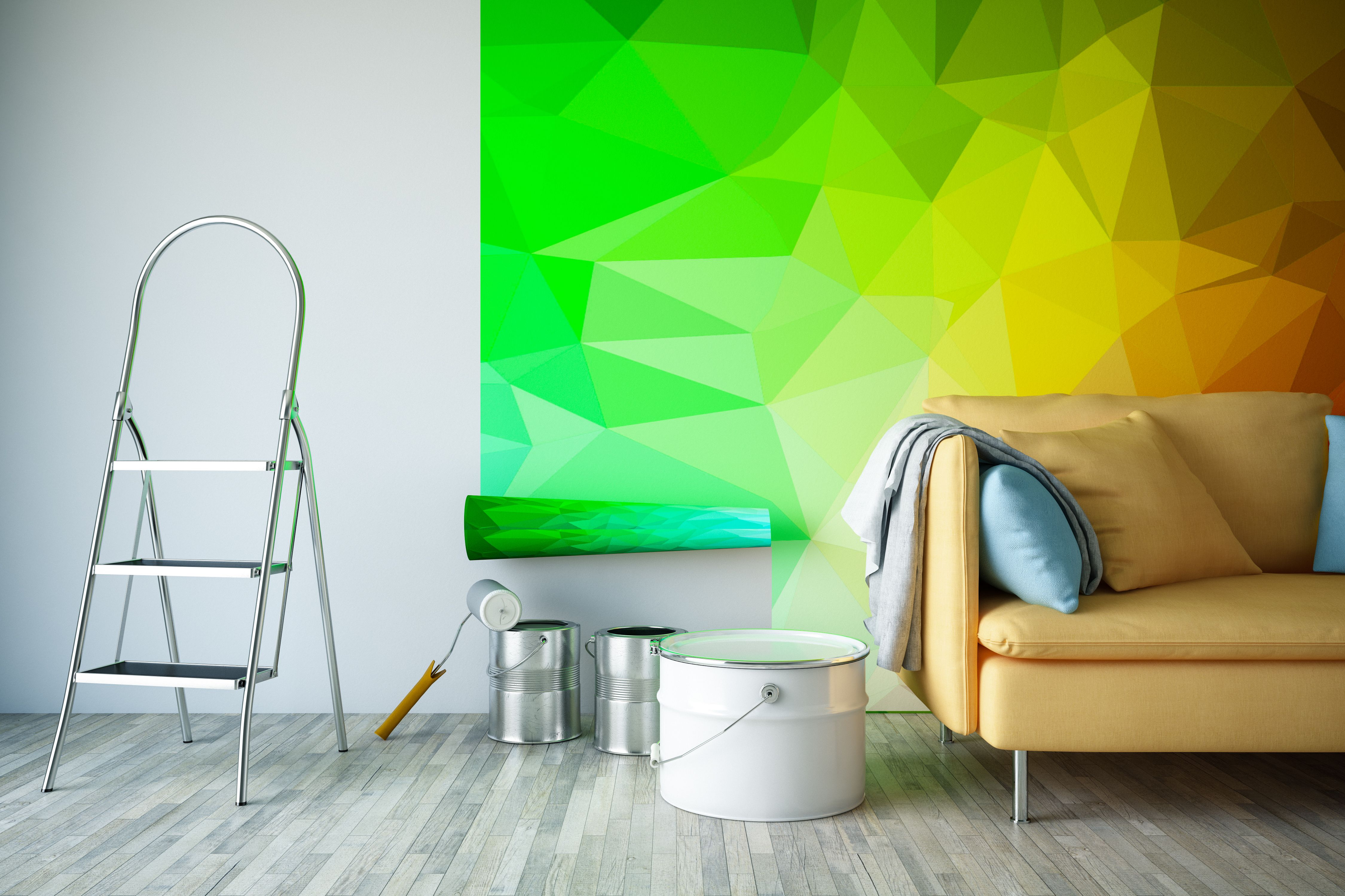 modern mural materials