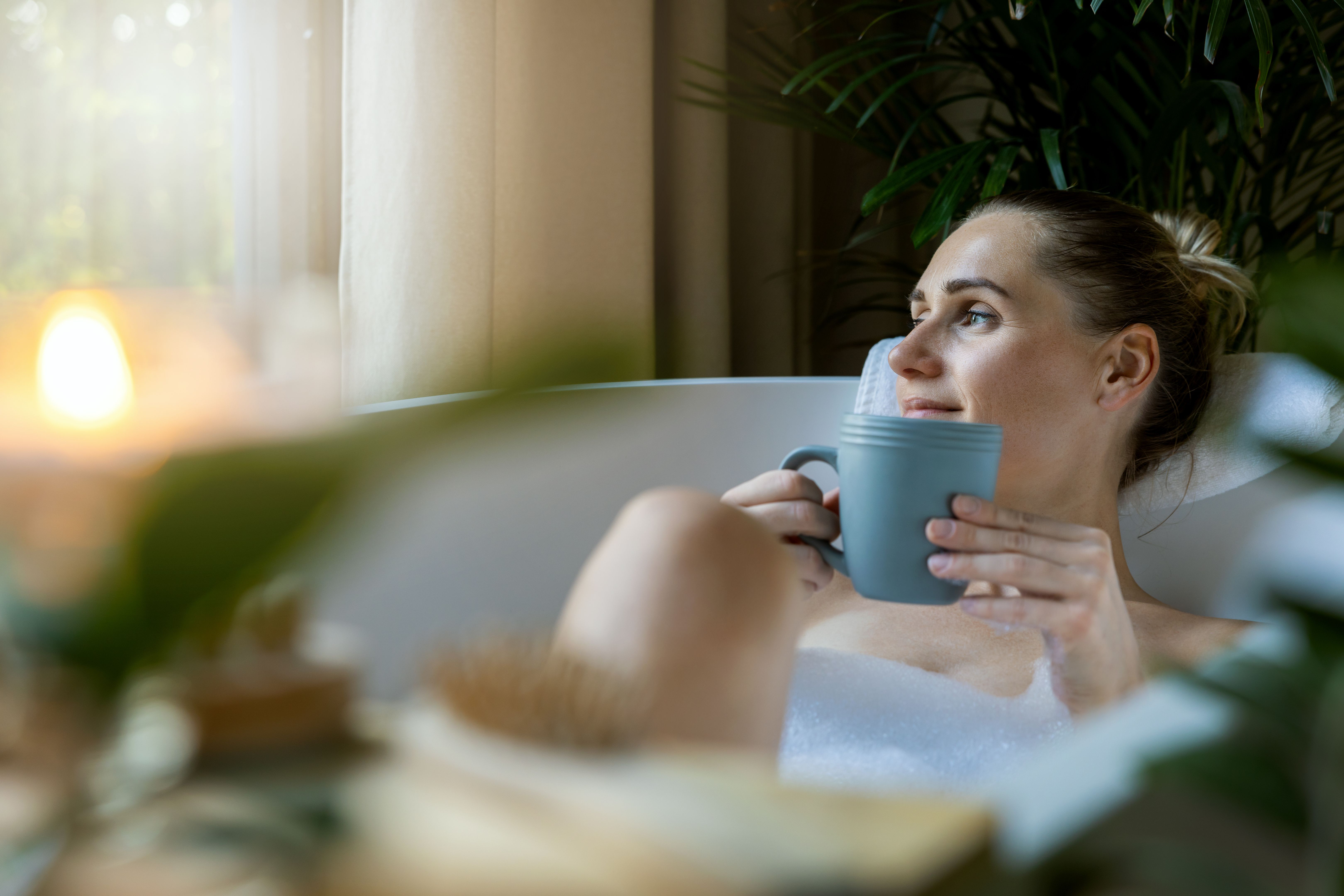 relaxing bath