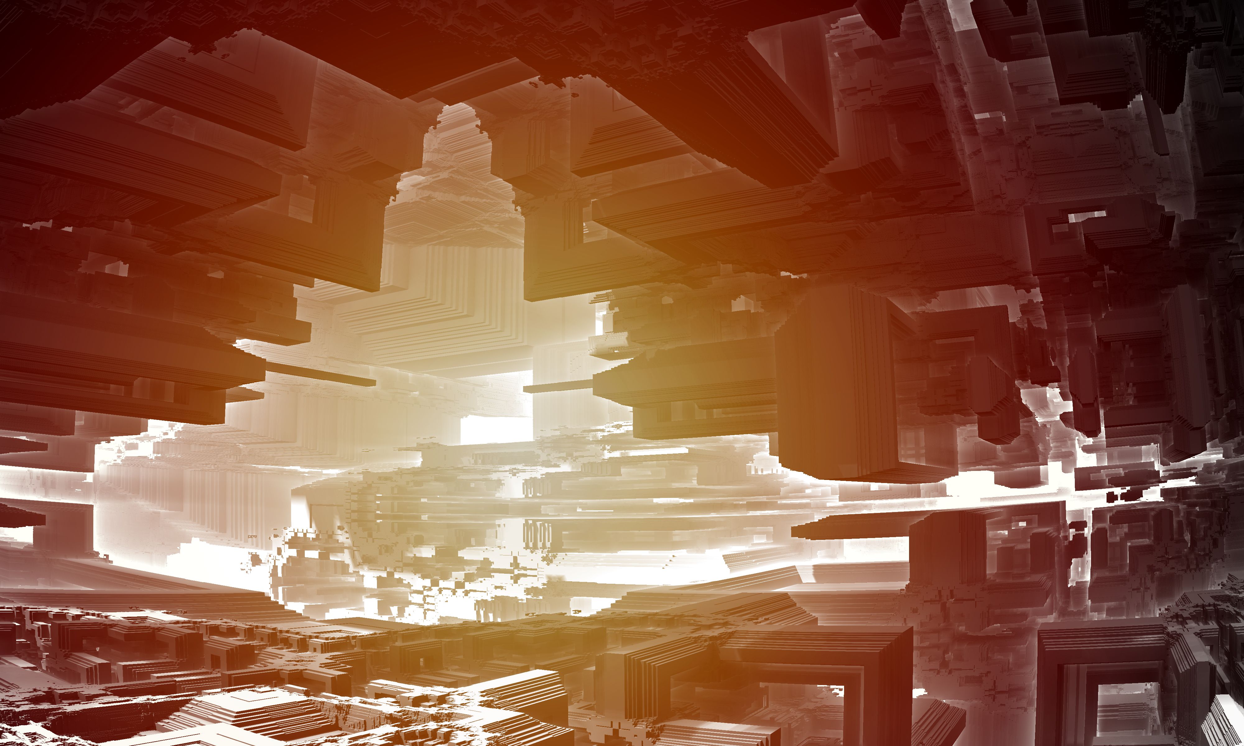 Futuristic cityscape