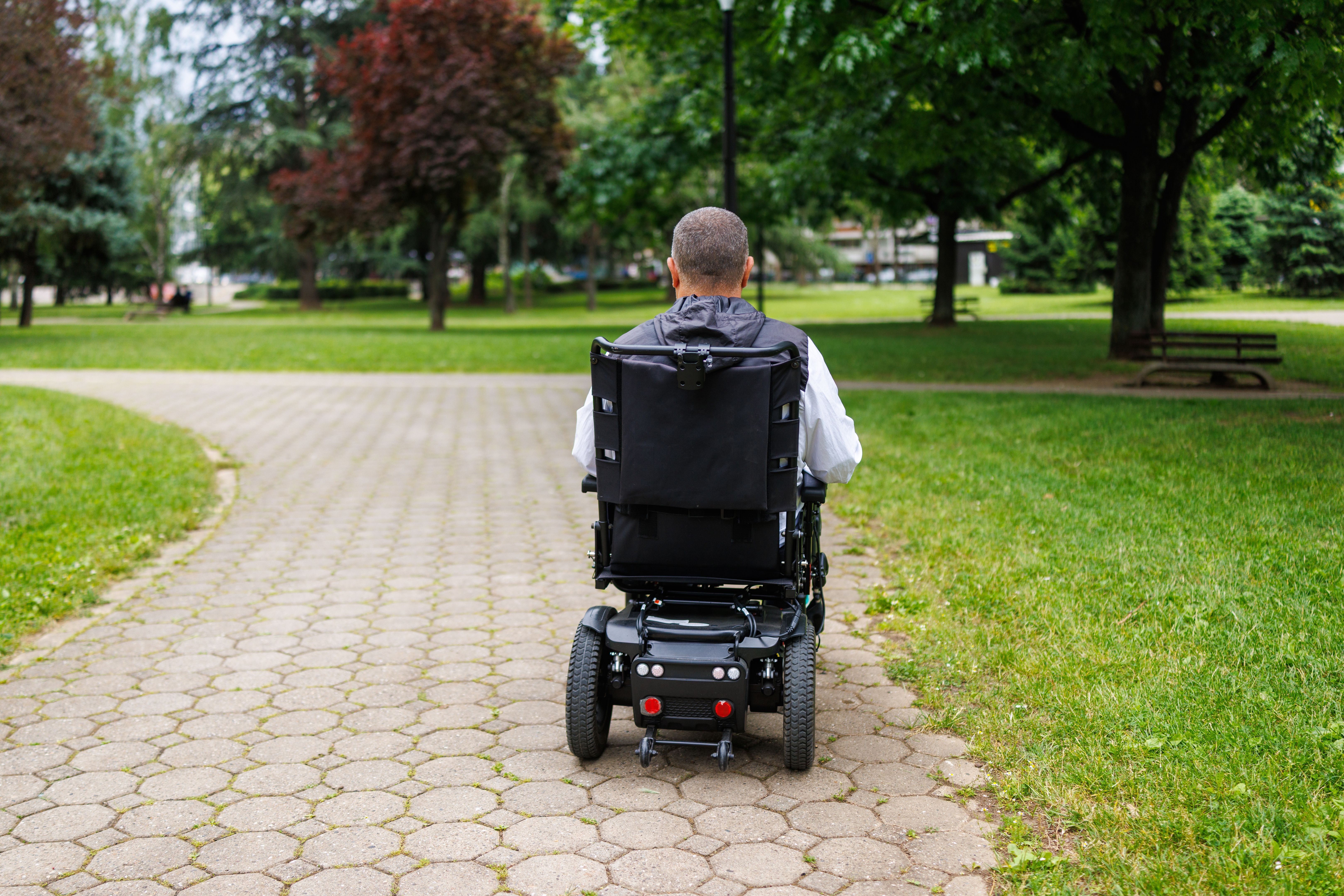 wheelchair accessible path