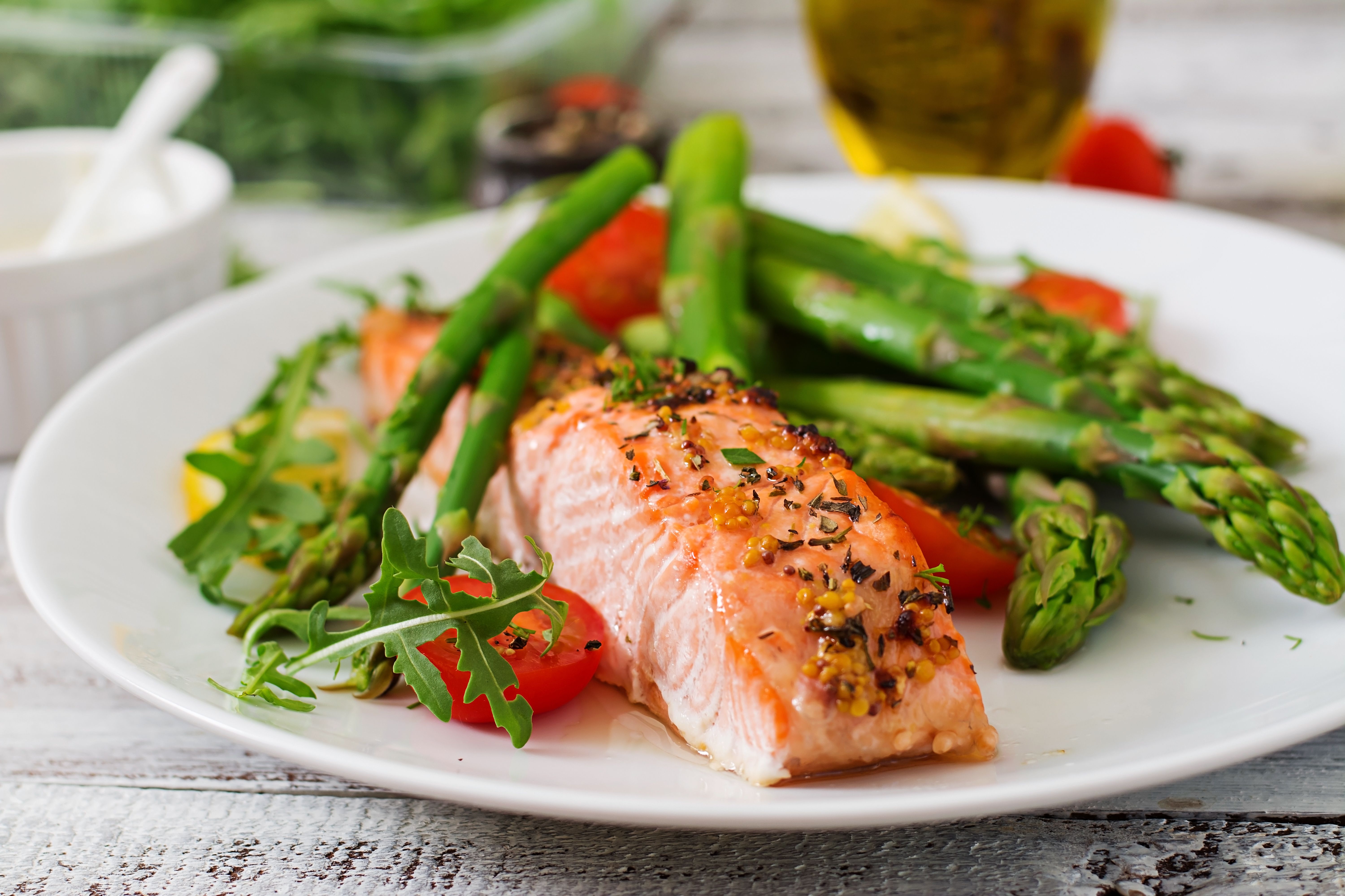 salmon vegetables
