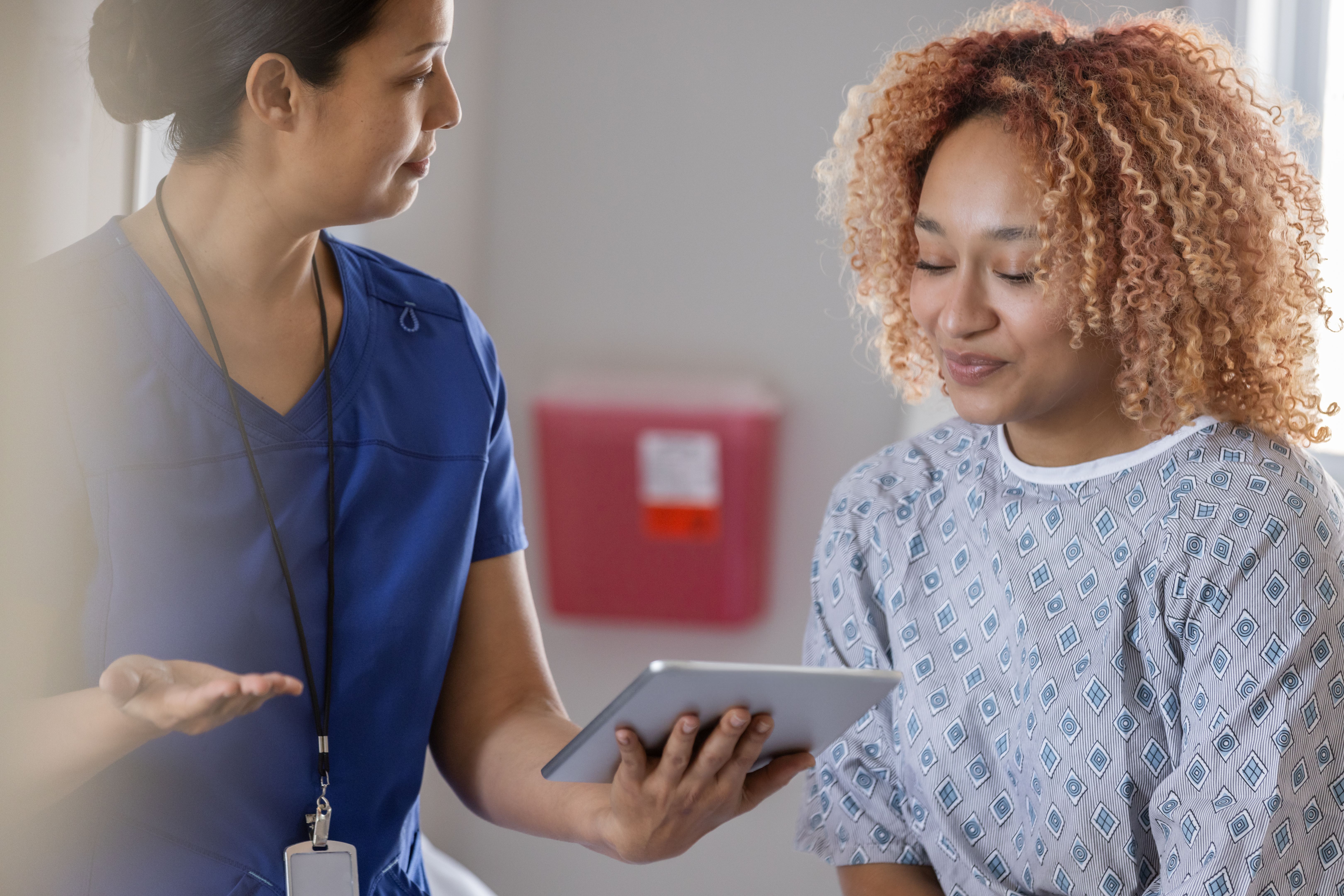 gynecologist explaining