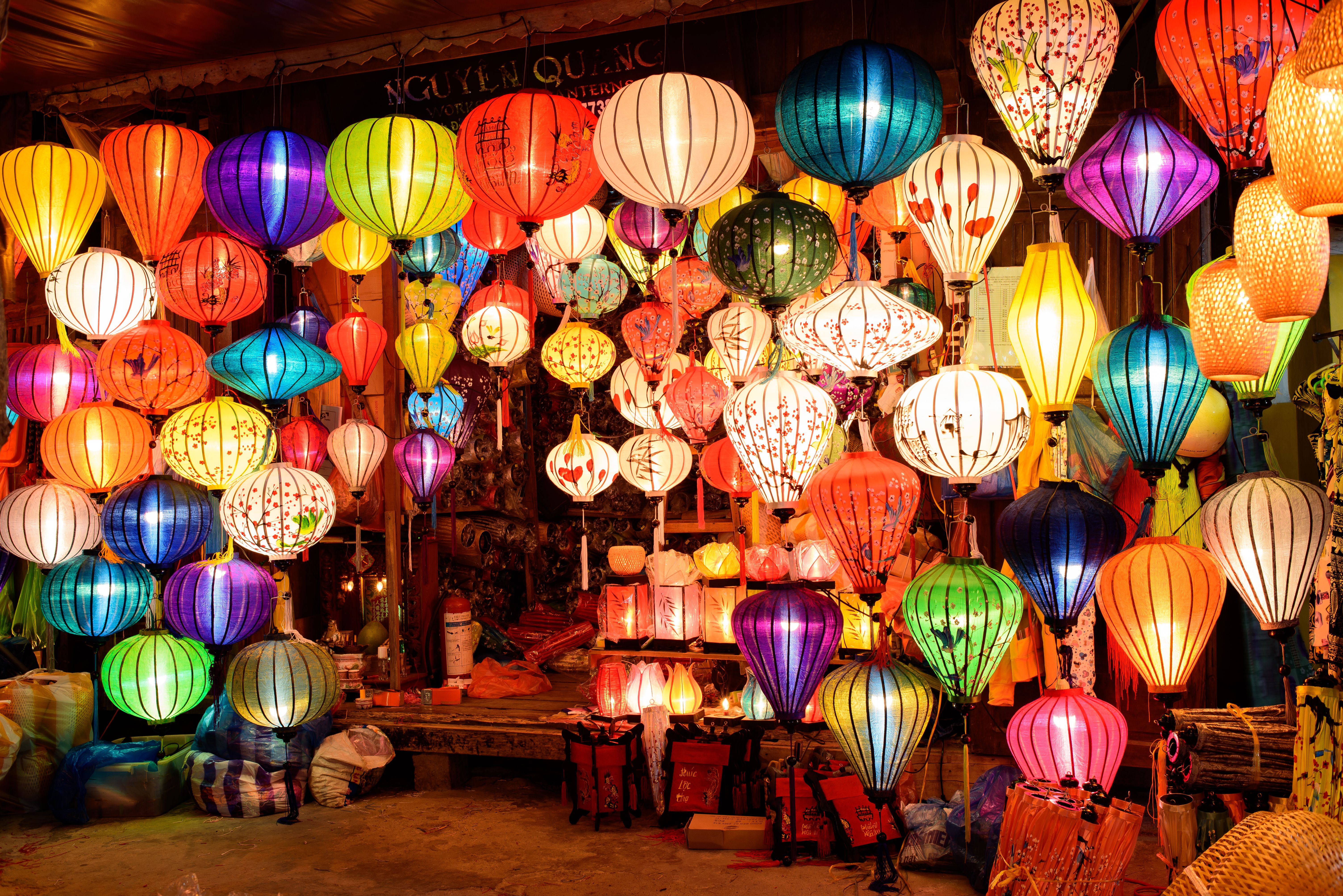 hoi an lanterns in Vietnam
