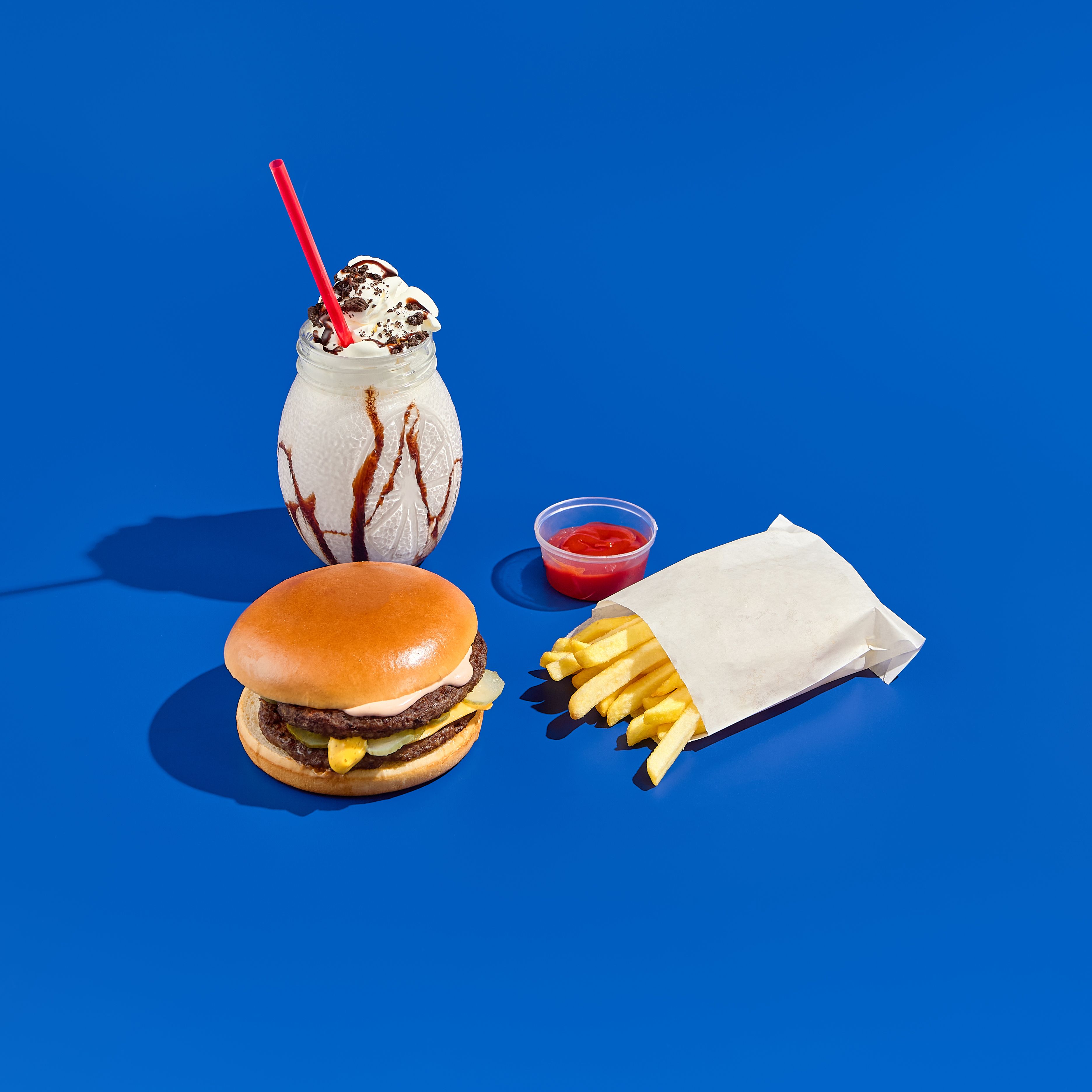 burger milkshake combo