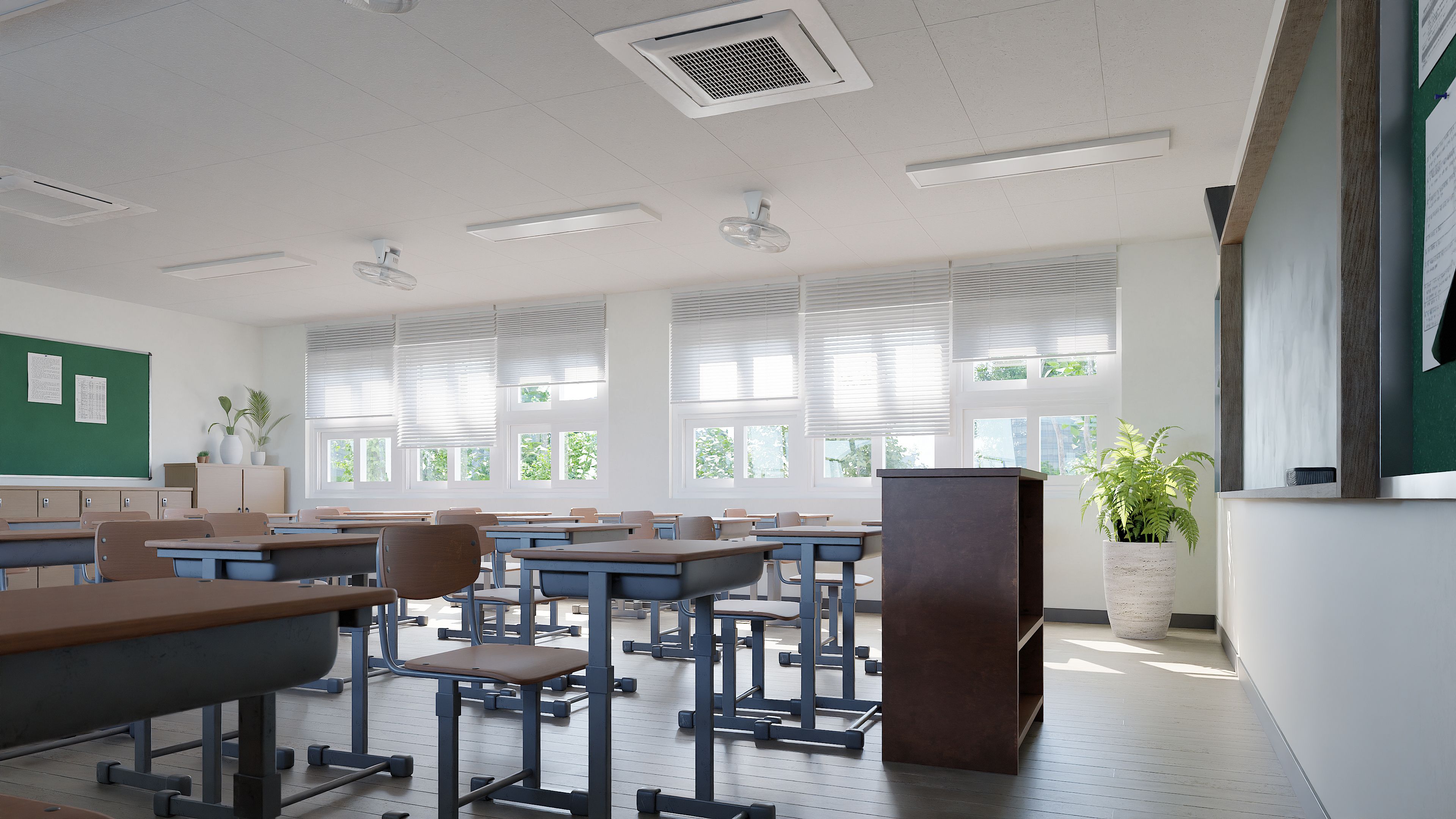 ventilated classroom