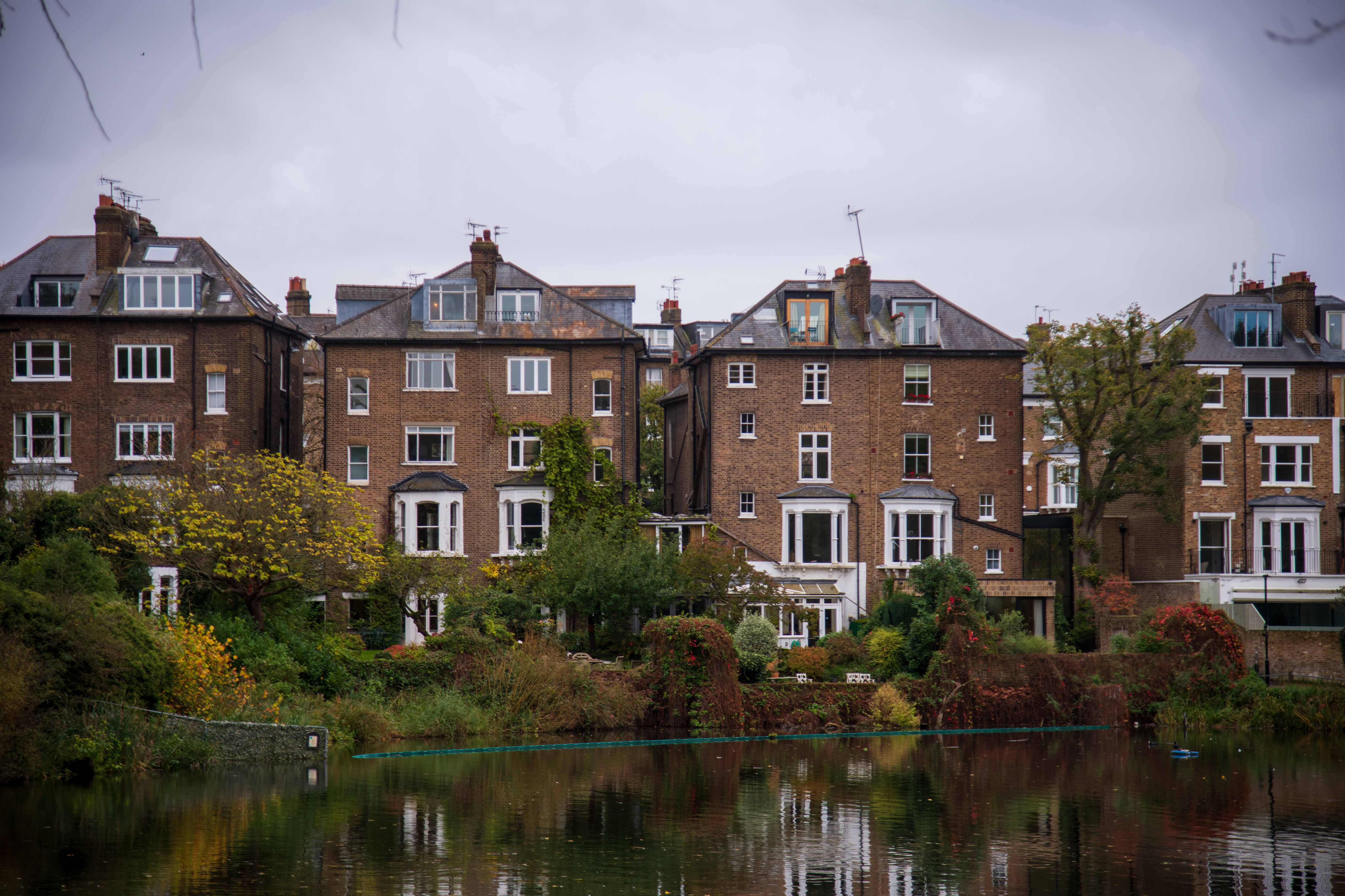 Houses along Hampstead Heath Houses along Hampstead Heath