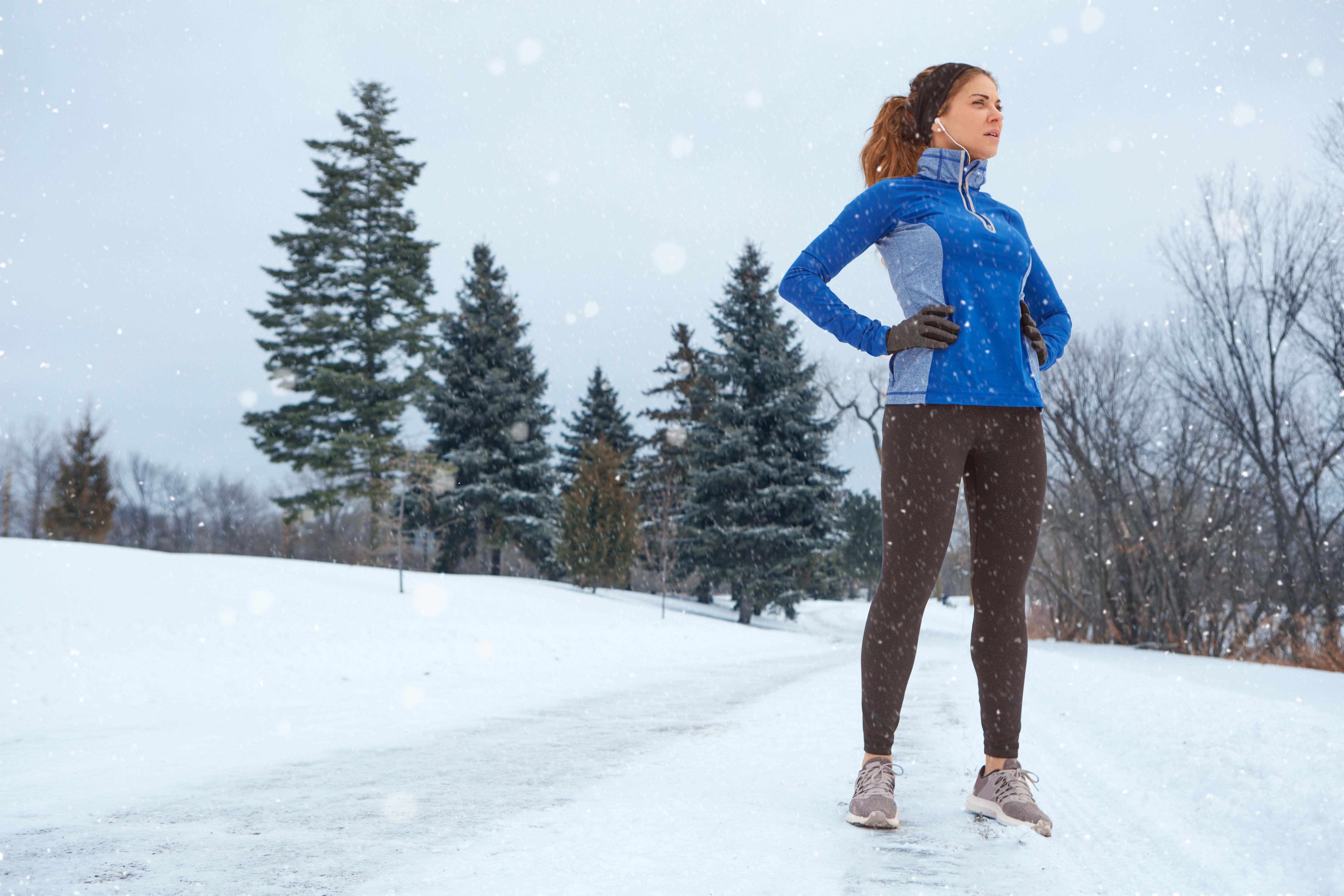 winter outdoor exercise