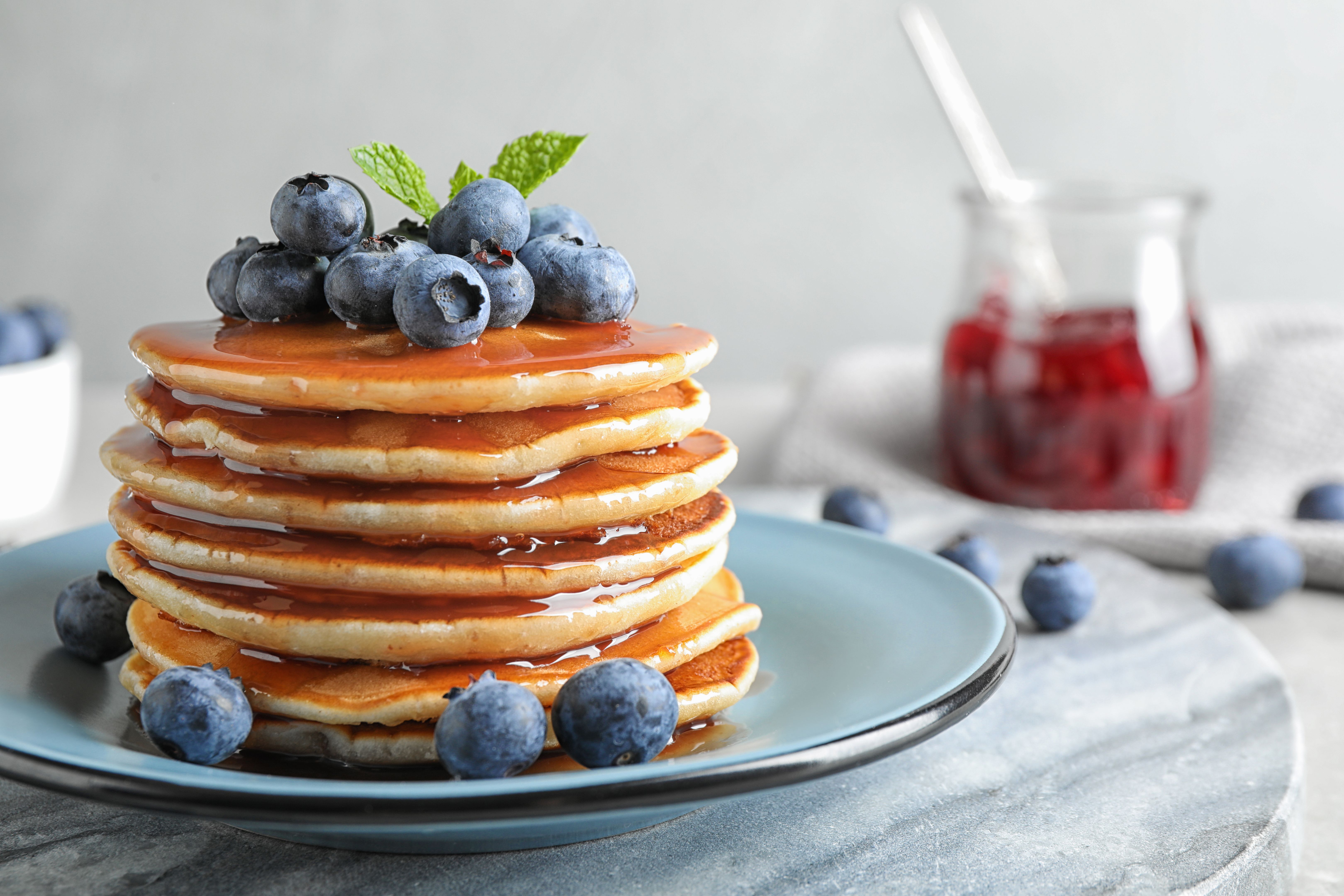 blueberry pancakes