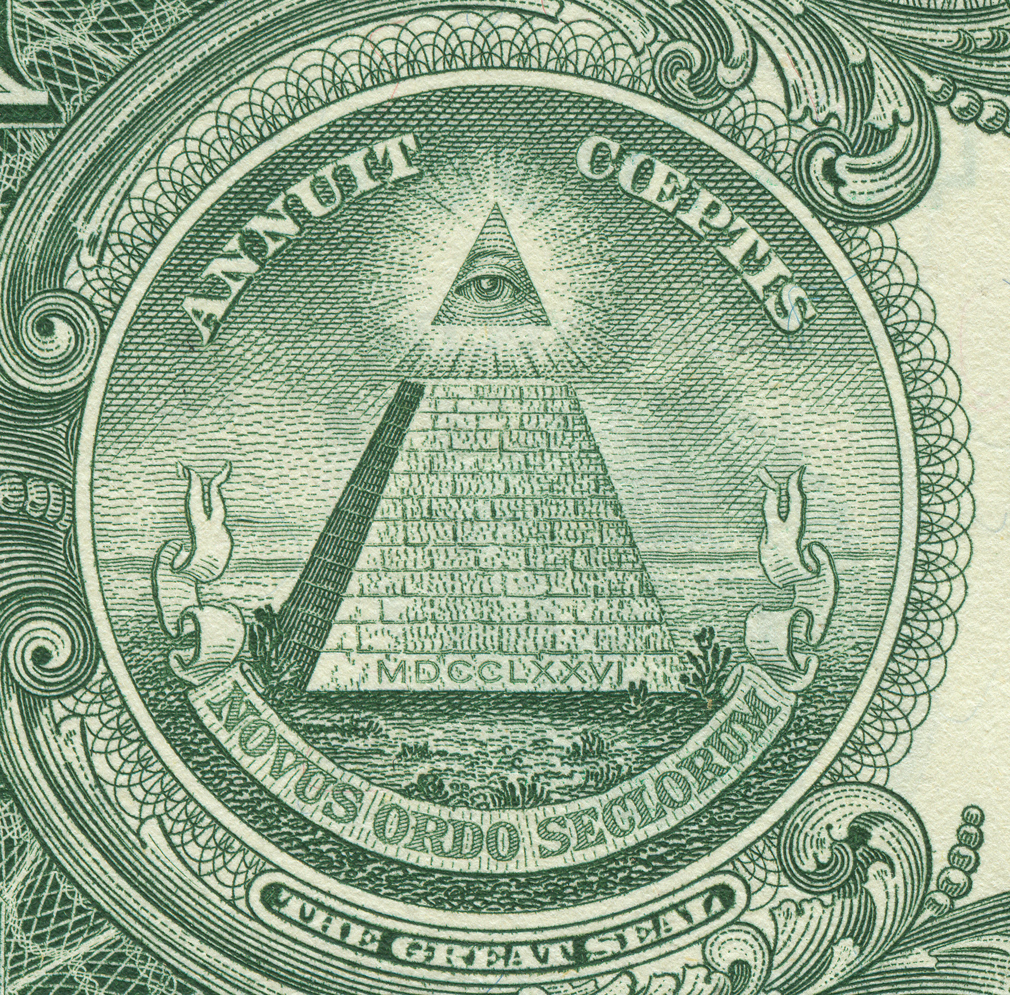 One dollar seal highres