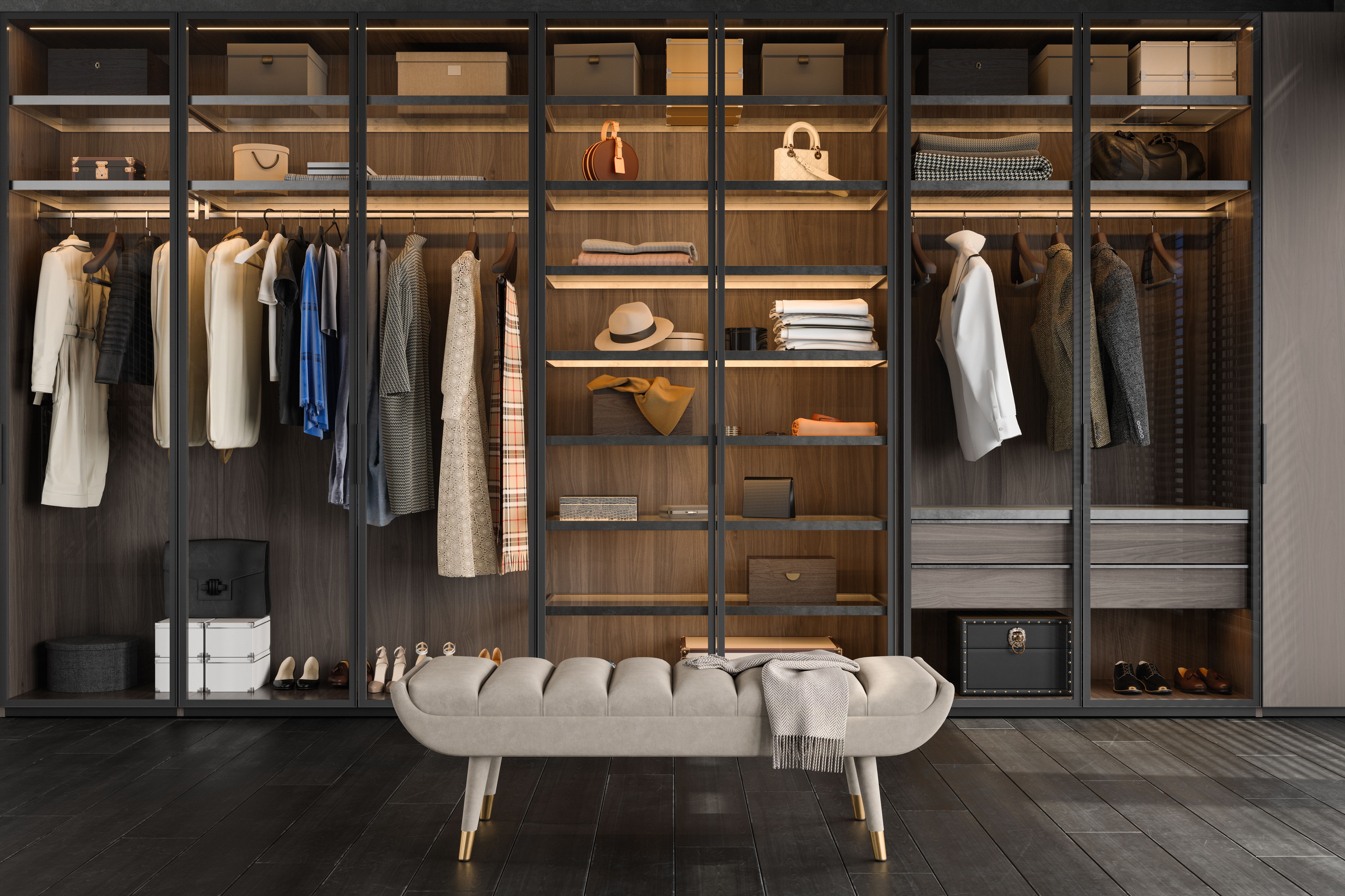 modern wardrobe