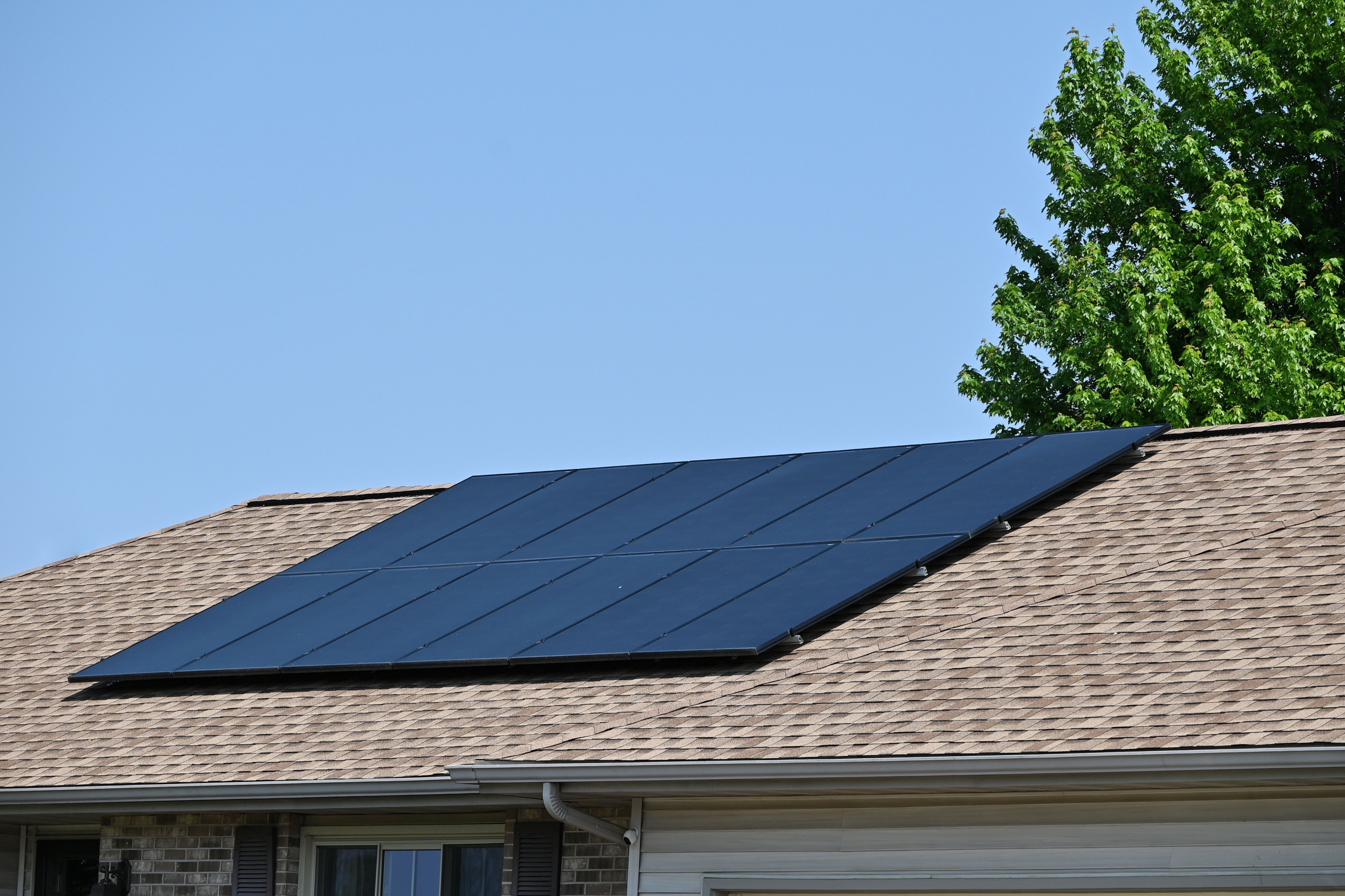Solar Panels on House