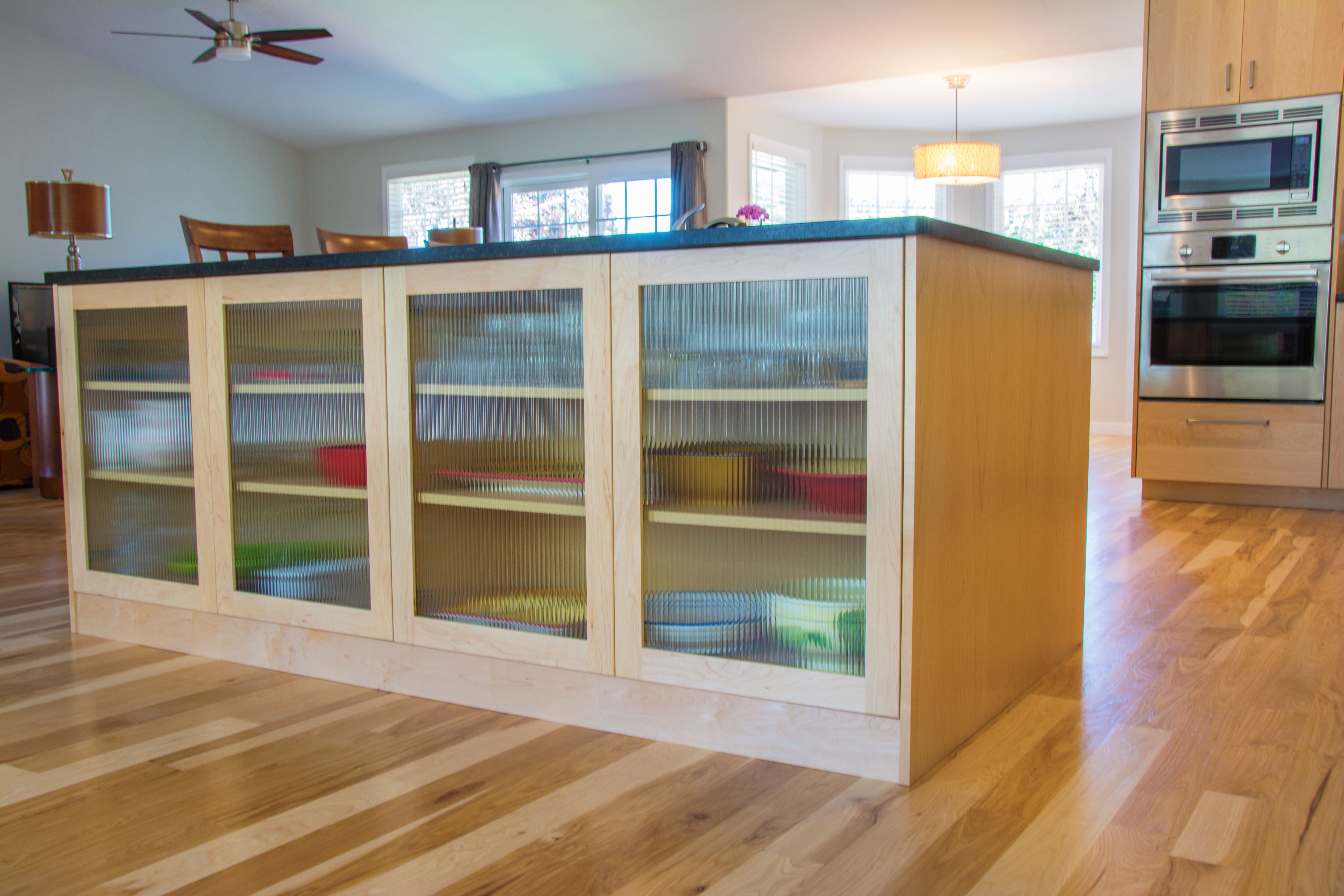 glass front cabinets
