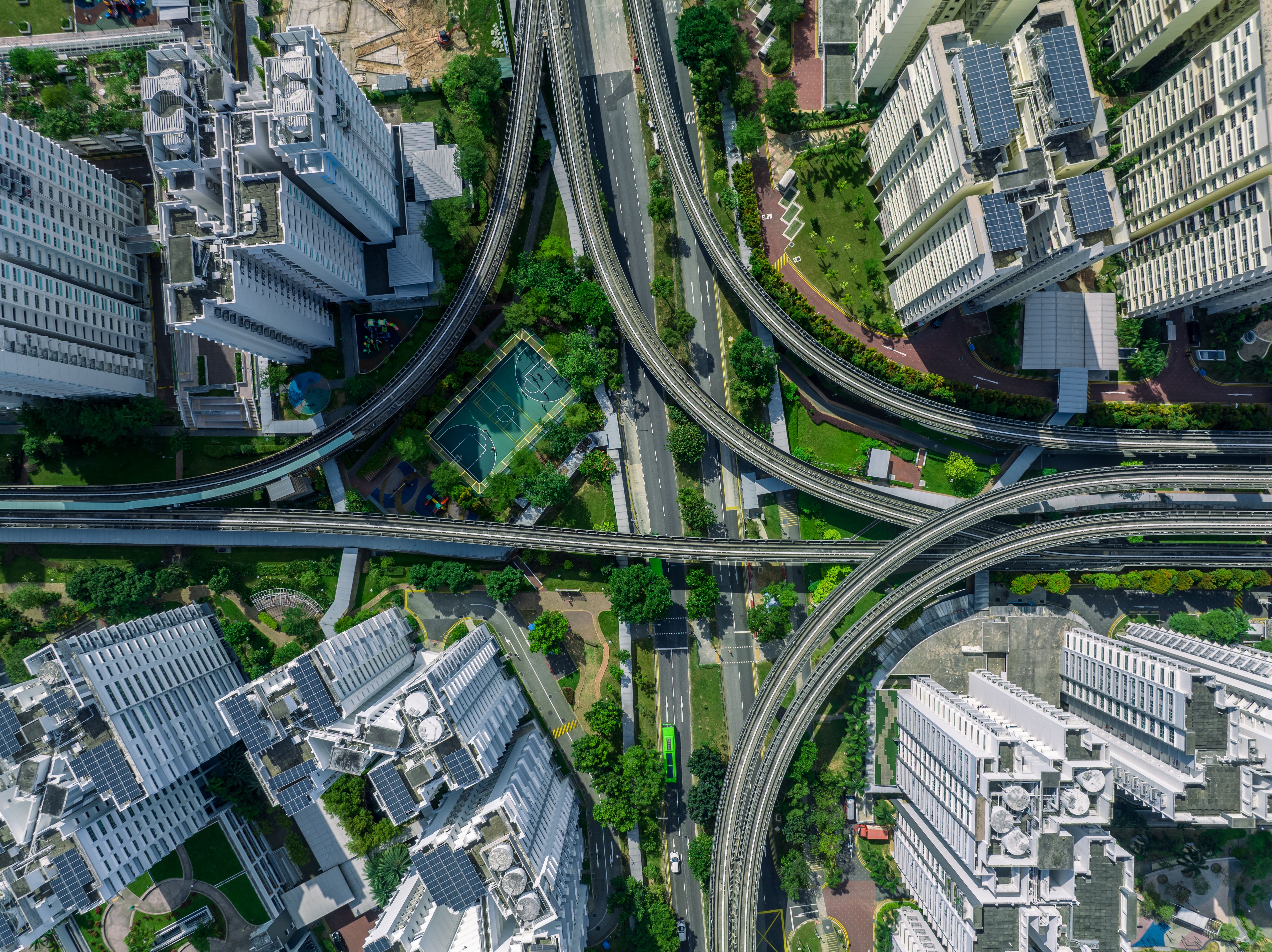 modern city infrastructure