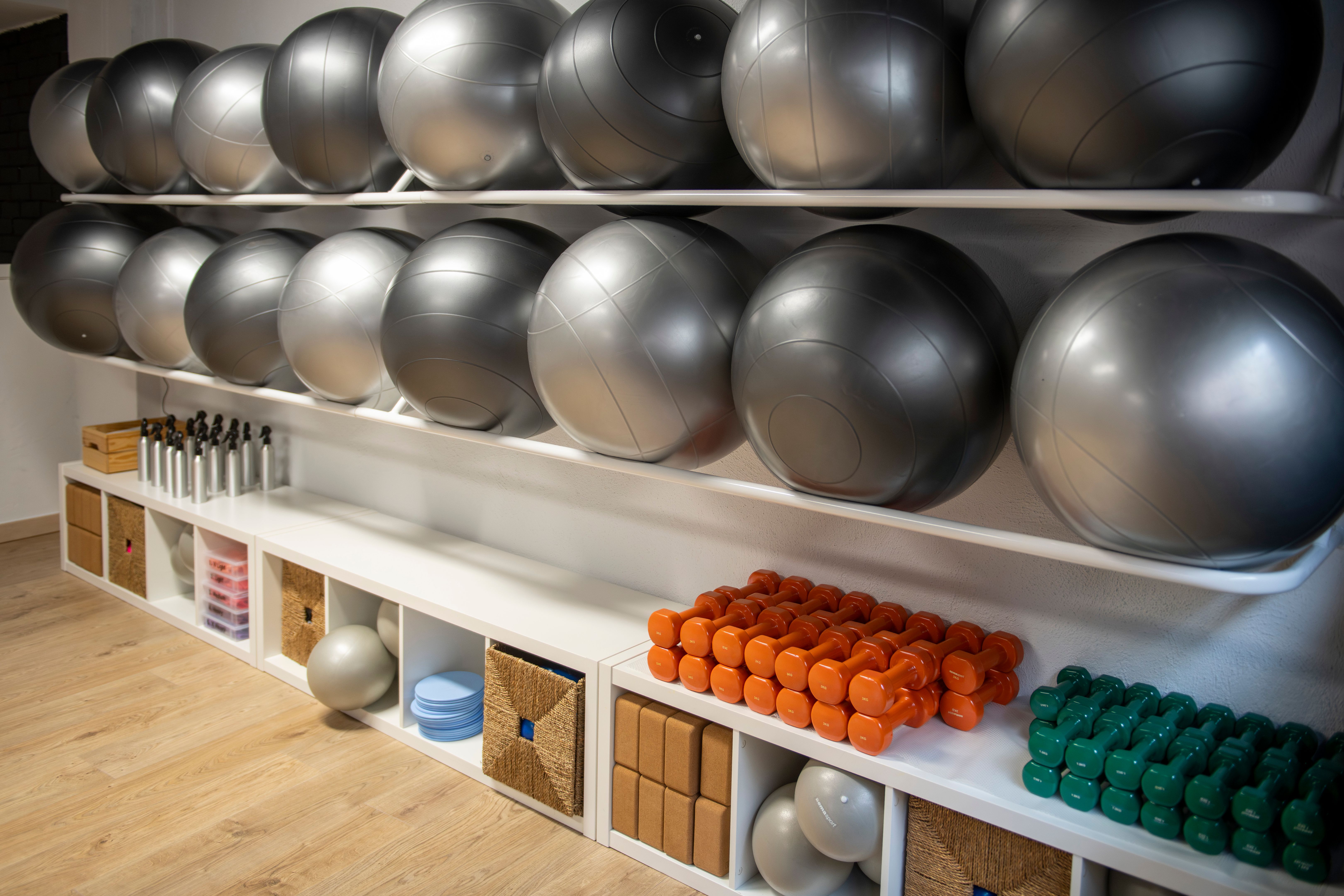 organized gym space